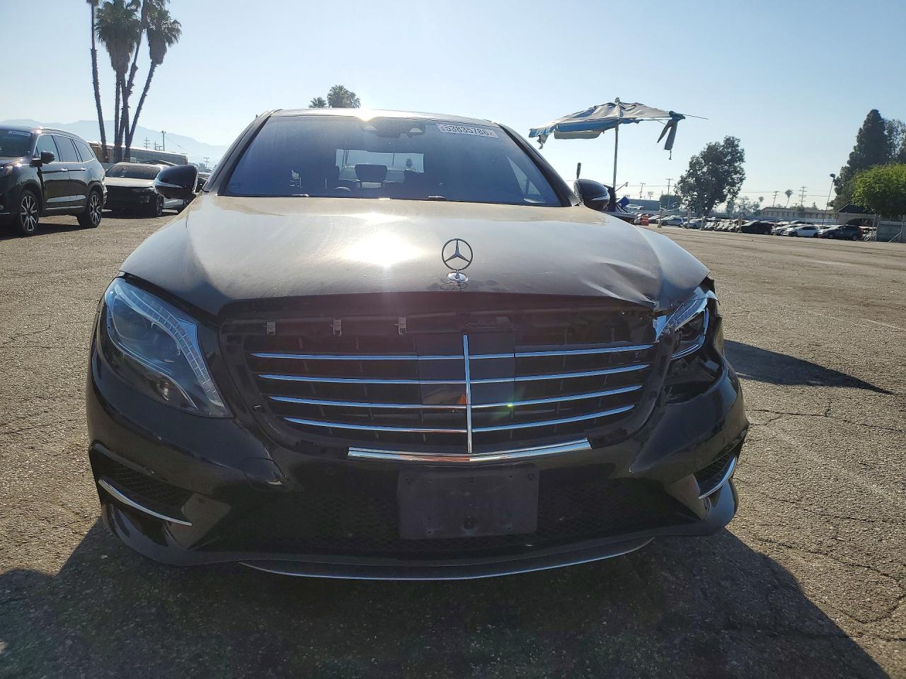 2015 Mercedes-benz S 550 Black vin: WDDUG8CB4FA107652