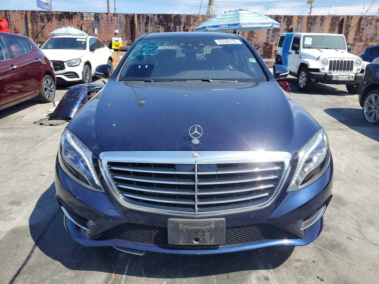 2015 Mercedes-benz S 550 Blue vin: WDDUG8CB4FA163378