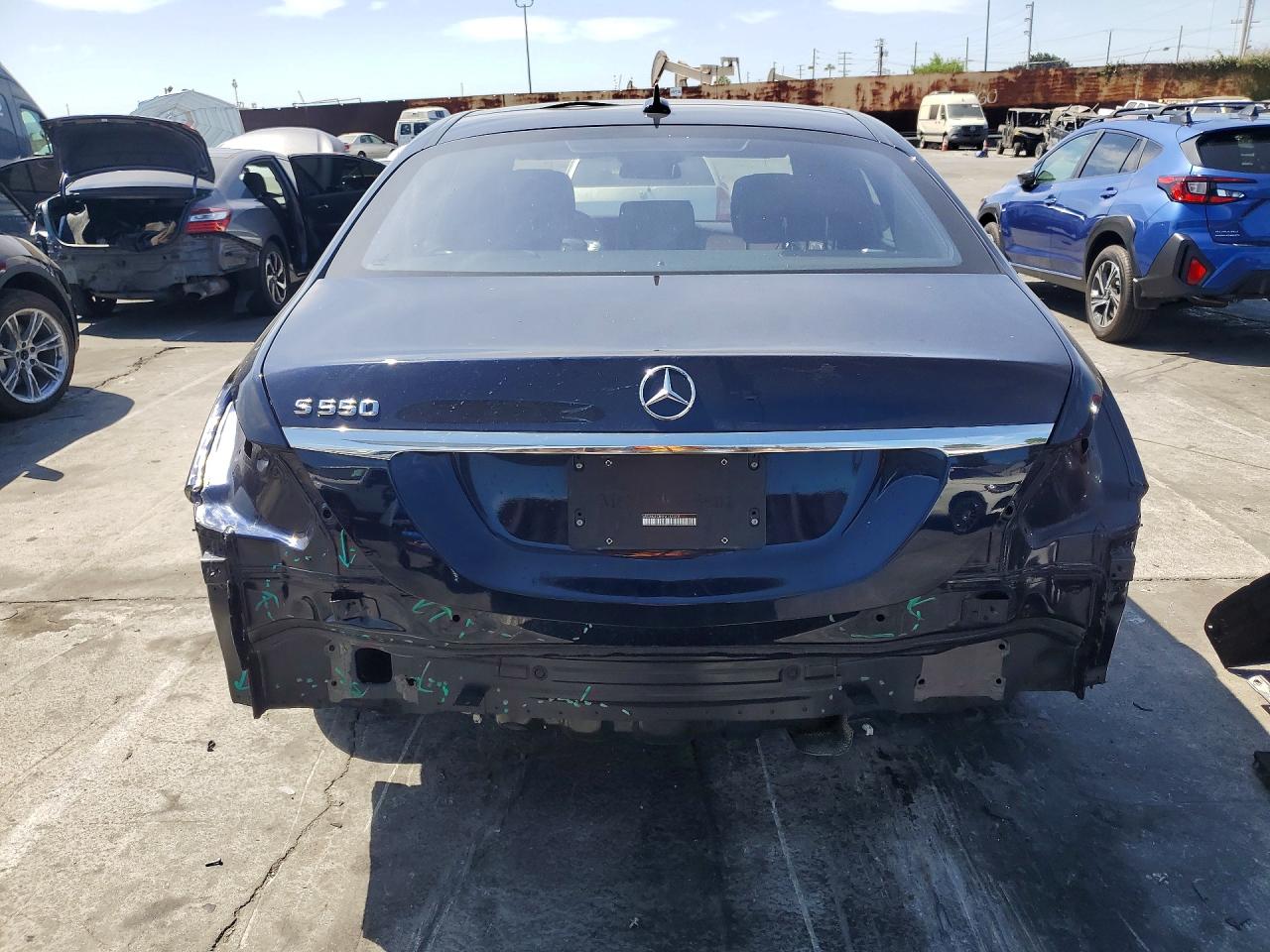 2015 Mercedes-benz S 550 Blue vin: WDDUG8CB4FA163378