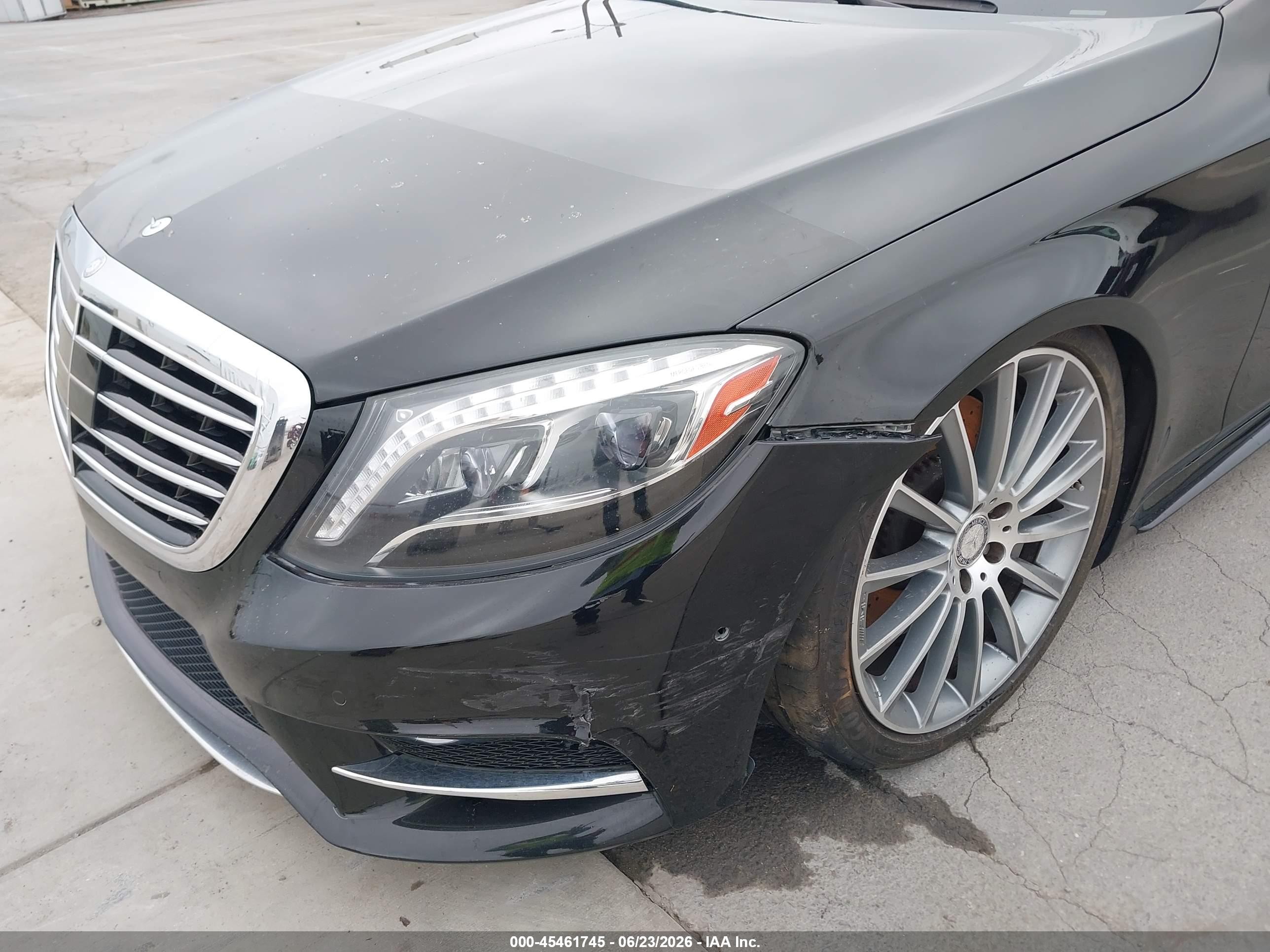 2015 Mercedes-benz S 550   Black vin: WDDUG8CB4FA180326