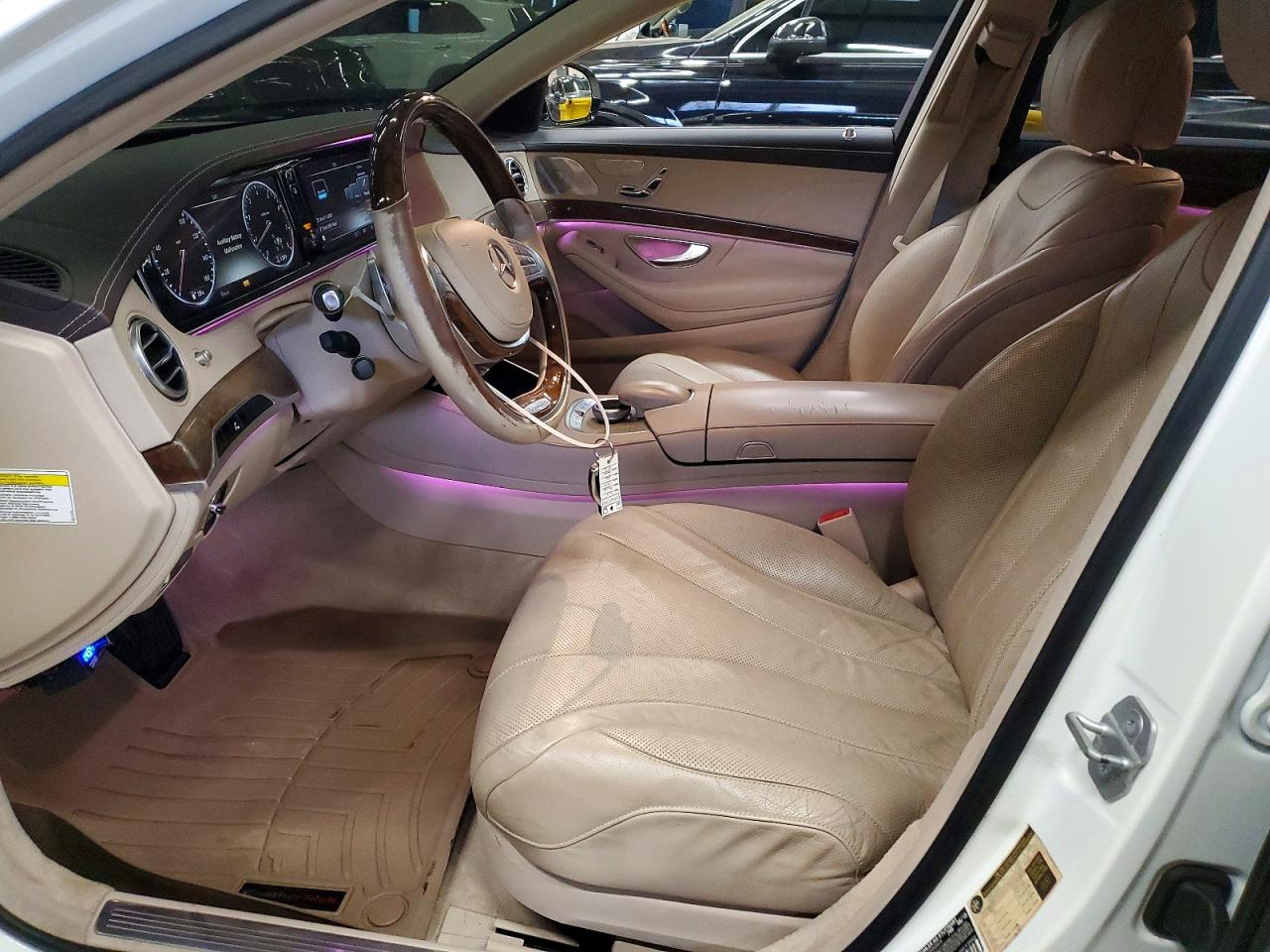 2014 Mercedes-benz S 550 White vin: WDDUG8CB5EA008871