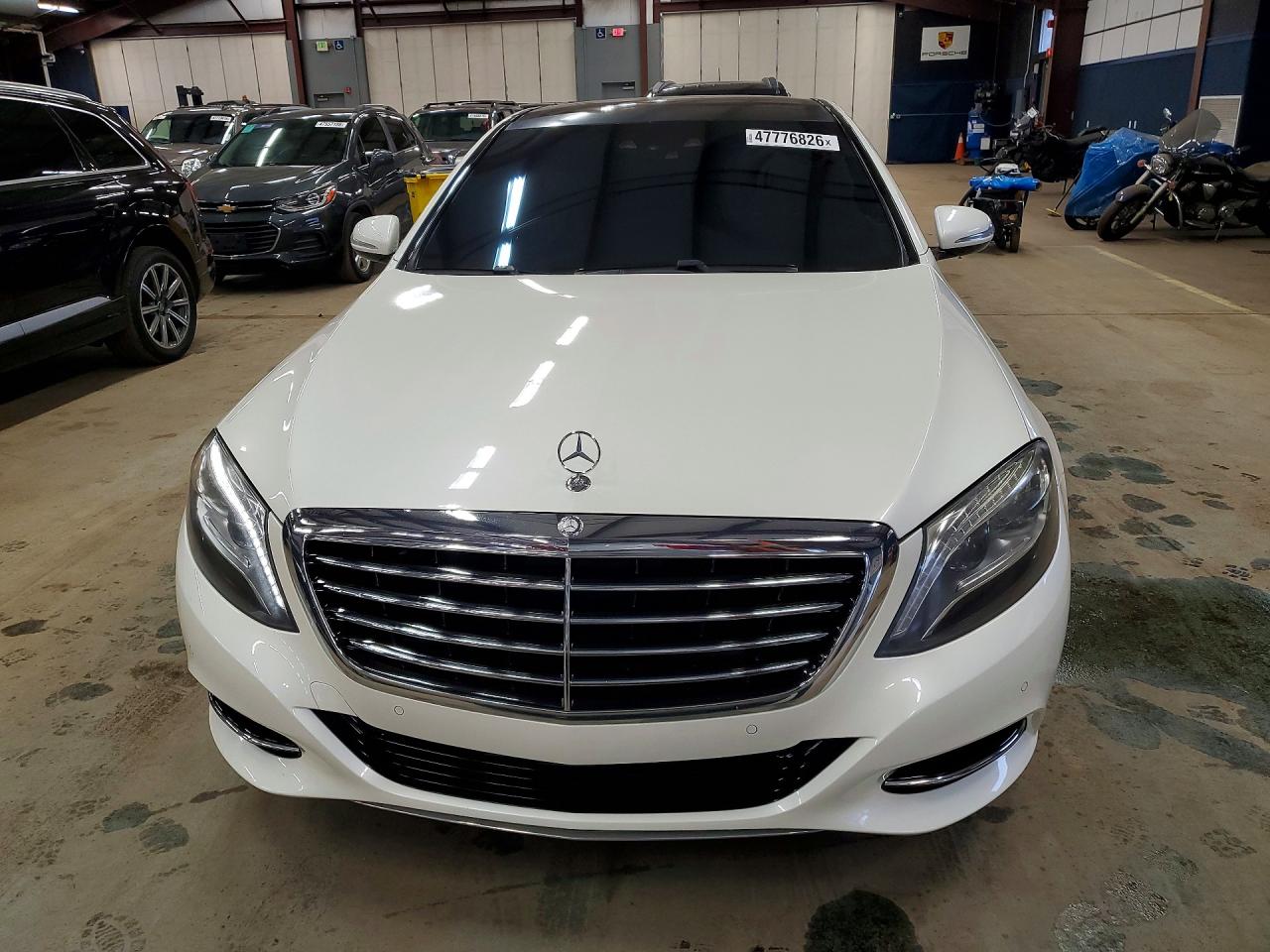 2014 Mercedes-benz S 550 White vin: WDDUG8CB5EA008871