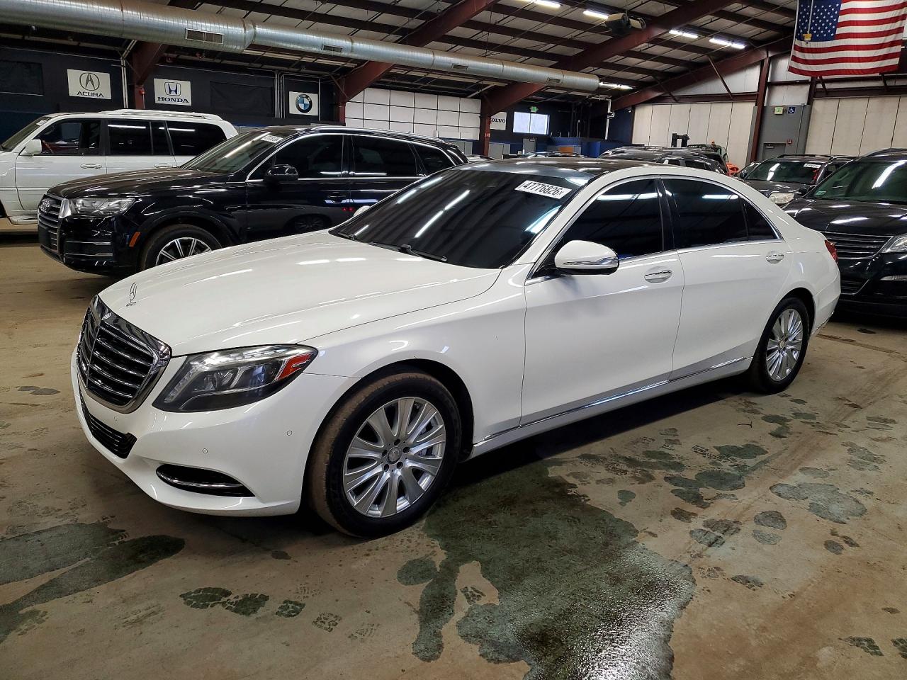 2014 Mercedes-benz S 550 White vin: WDDUG8CB5EA008871