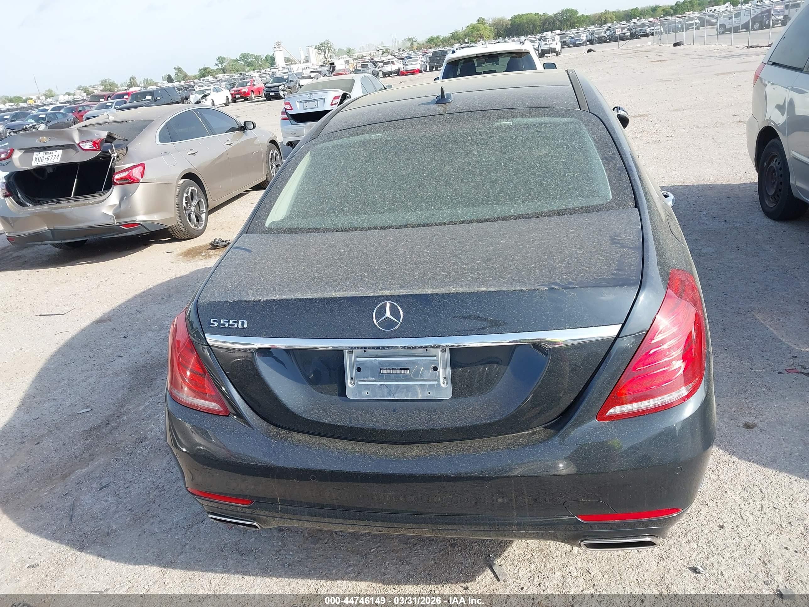 2014 Mercedes-benz S 550   Black vin: WDDUG8CB5EA013035