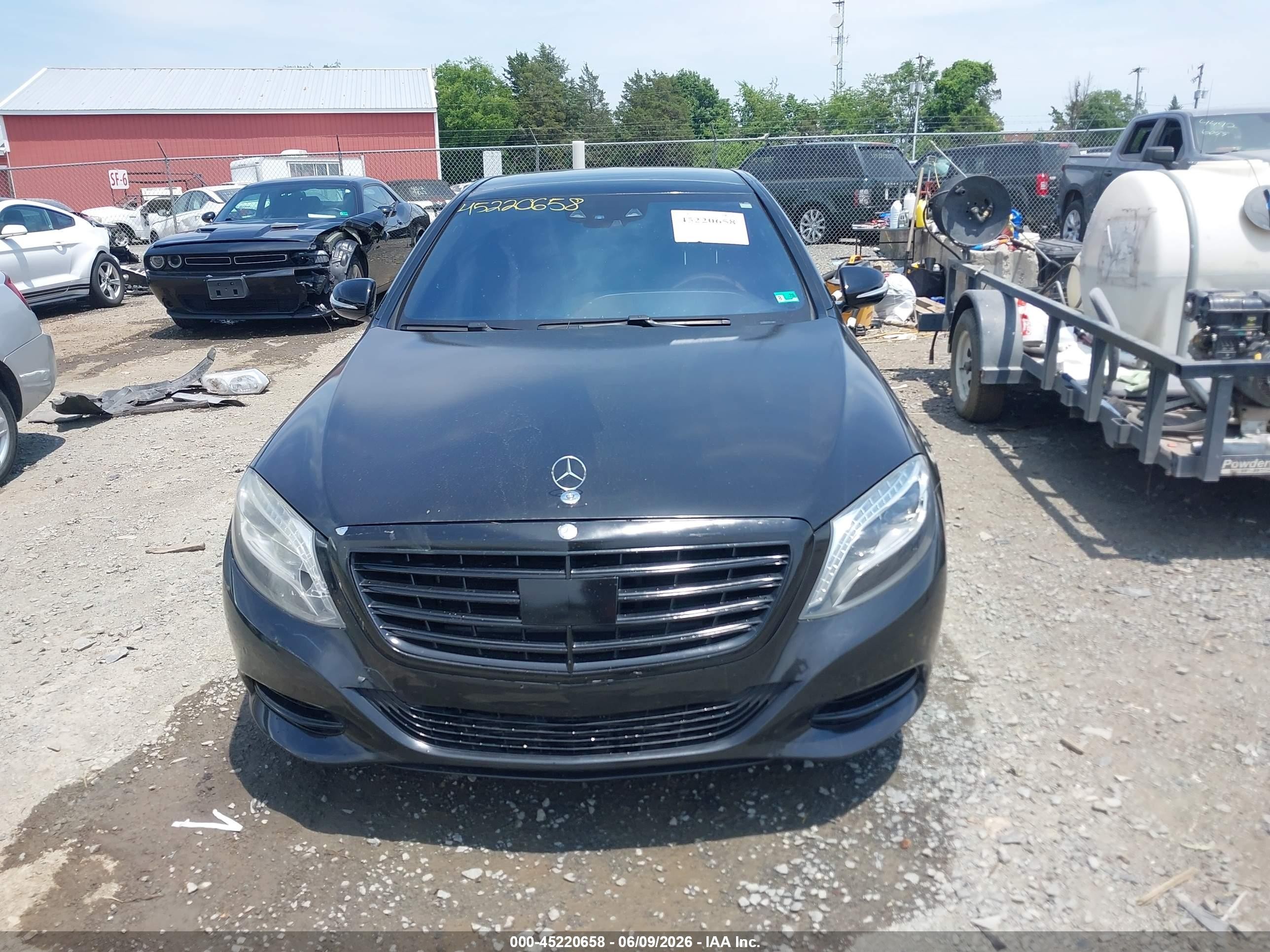2014 Mercedes-benz S 550   Black vin: WDDUG8CB5EA018008