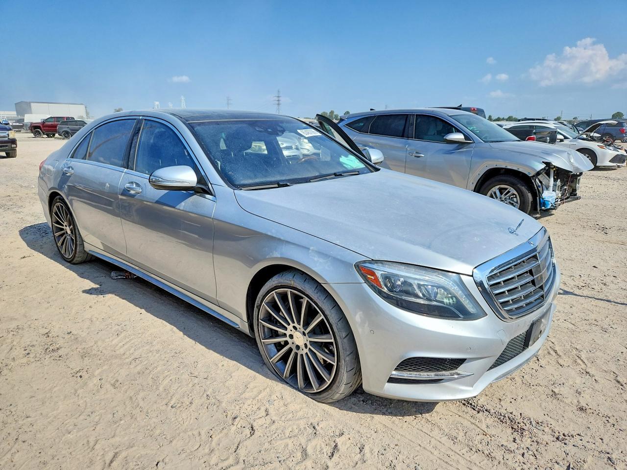 2014 Mercedes-benz S 550 Silver vin: WDDUG8CB5EA046293