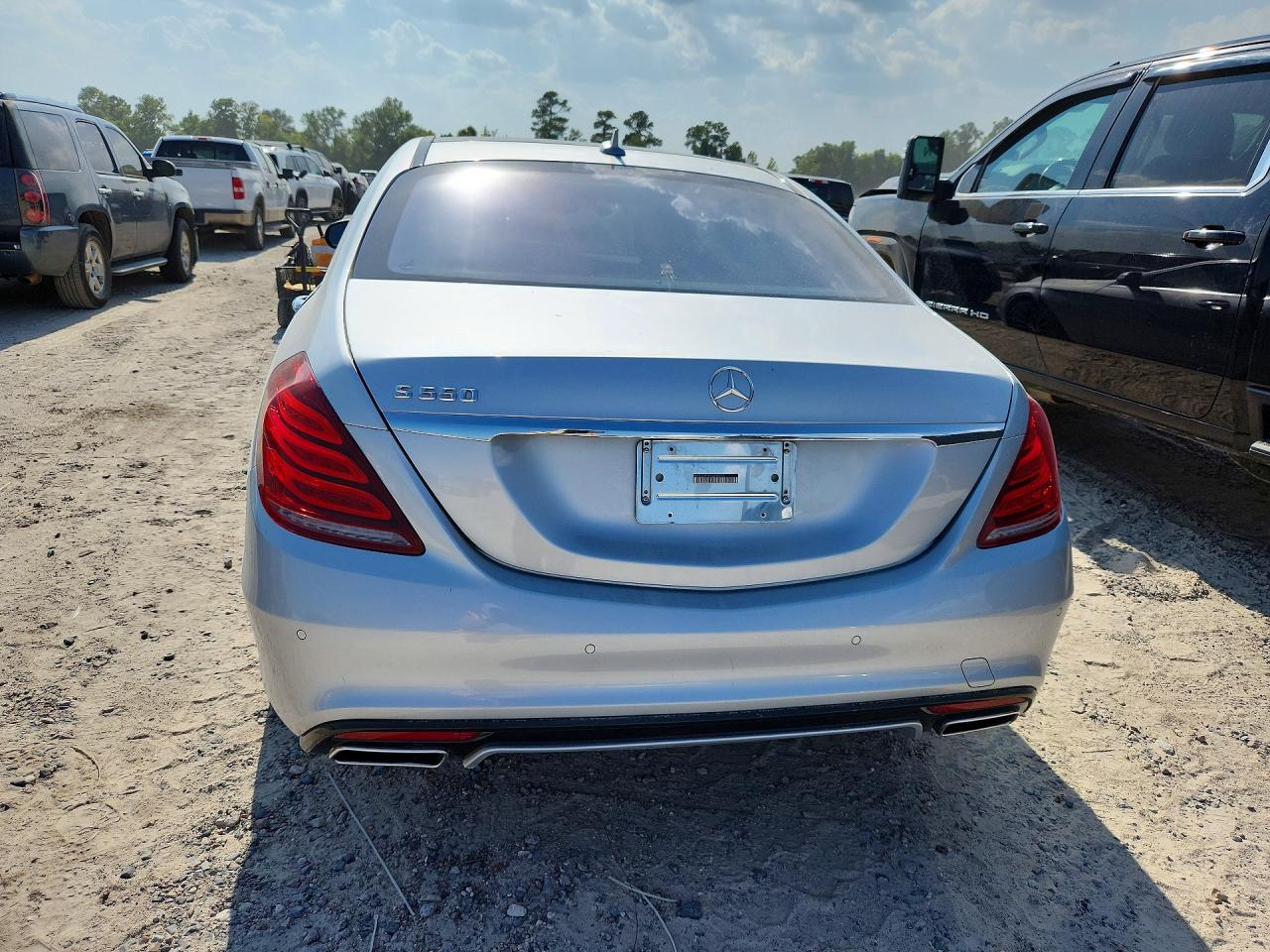 2014 Mercedes-benz S 550 Silver vin: WDDUG8CB5EA046293