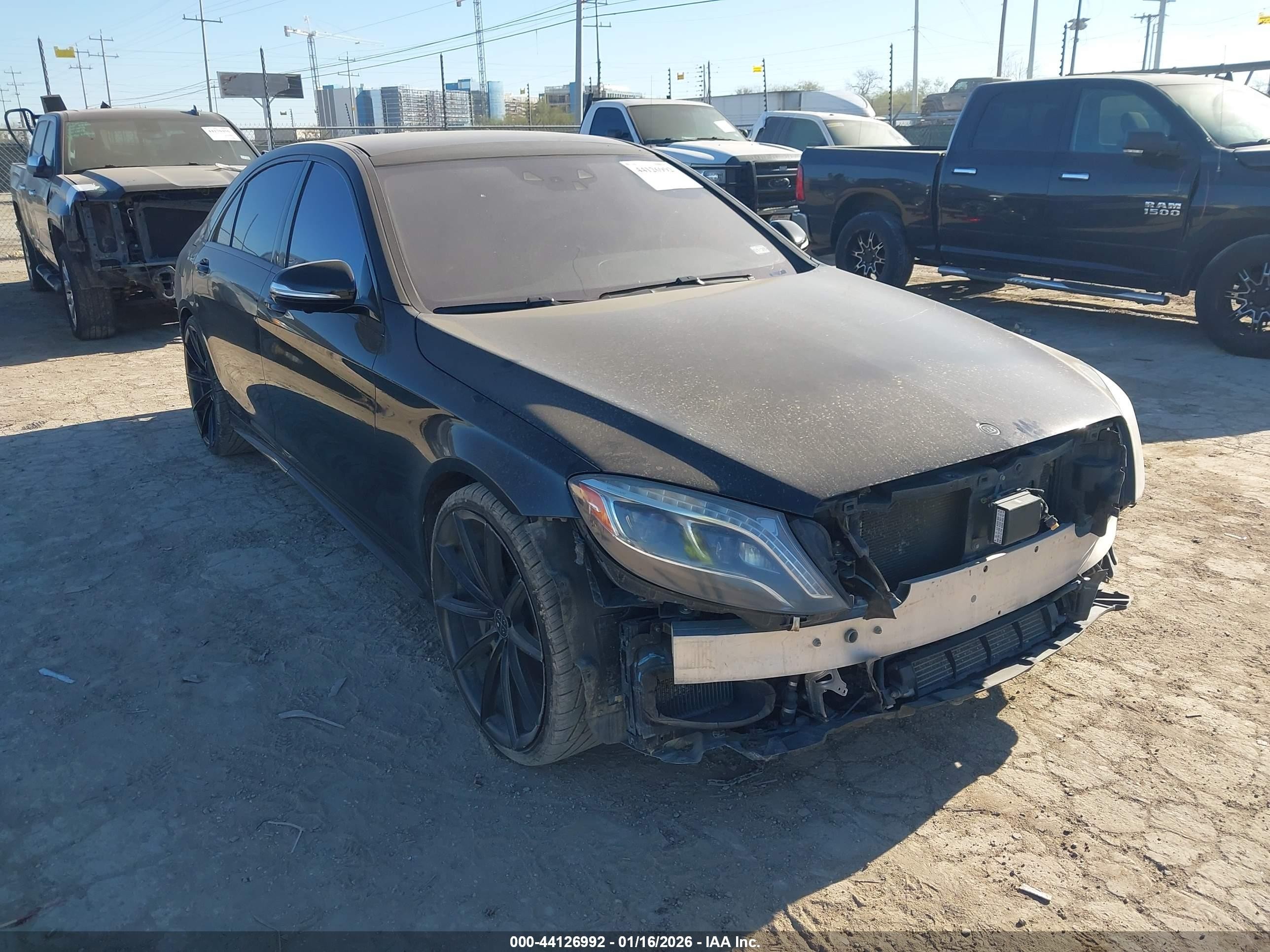 2014 Mercedes-benz S 550   Black vin: WDDUG8CB5EA058041