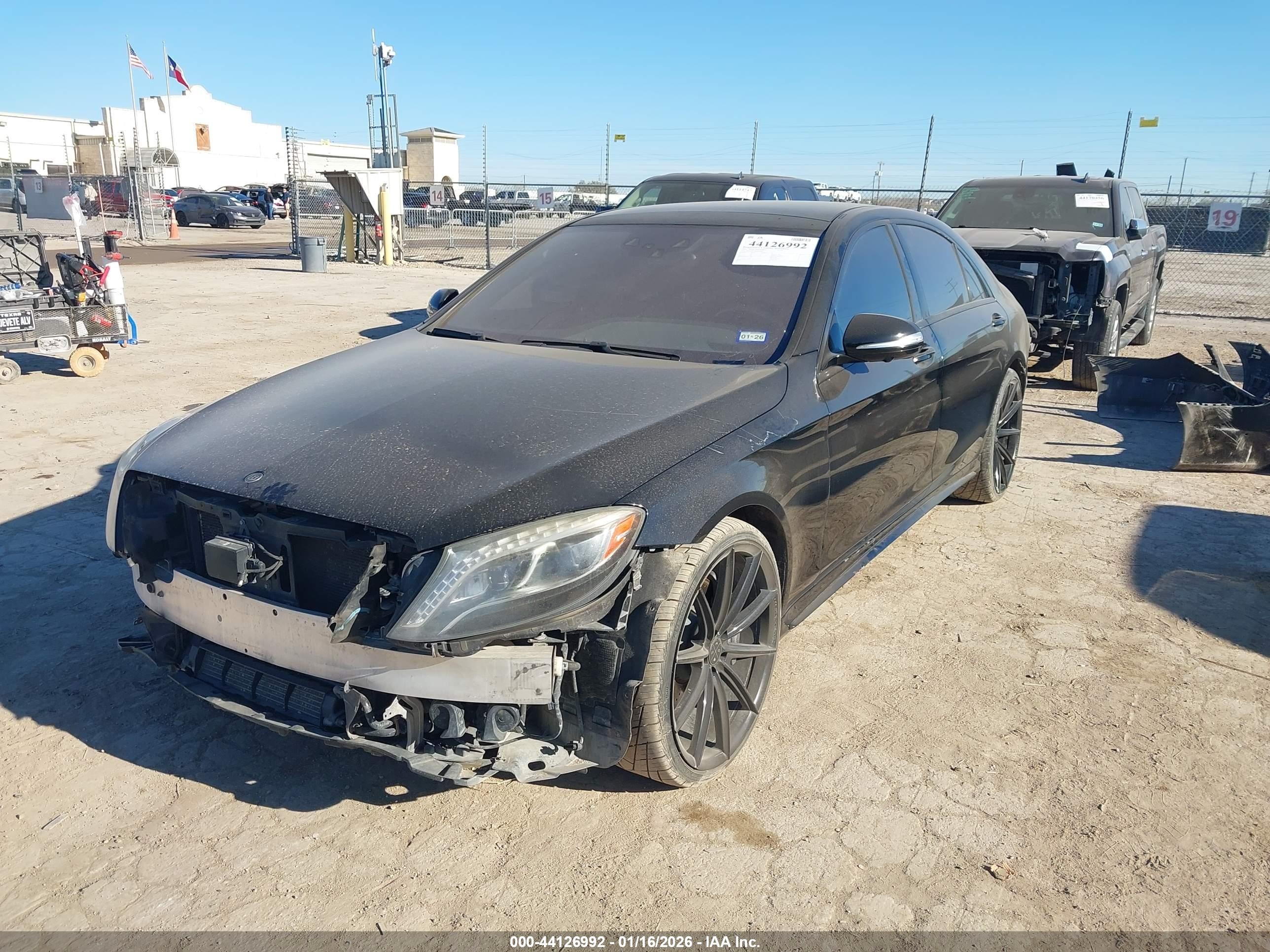 2014 Mercedes-benz S 550   Black vin: WDDUG8CB5EA058041