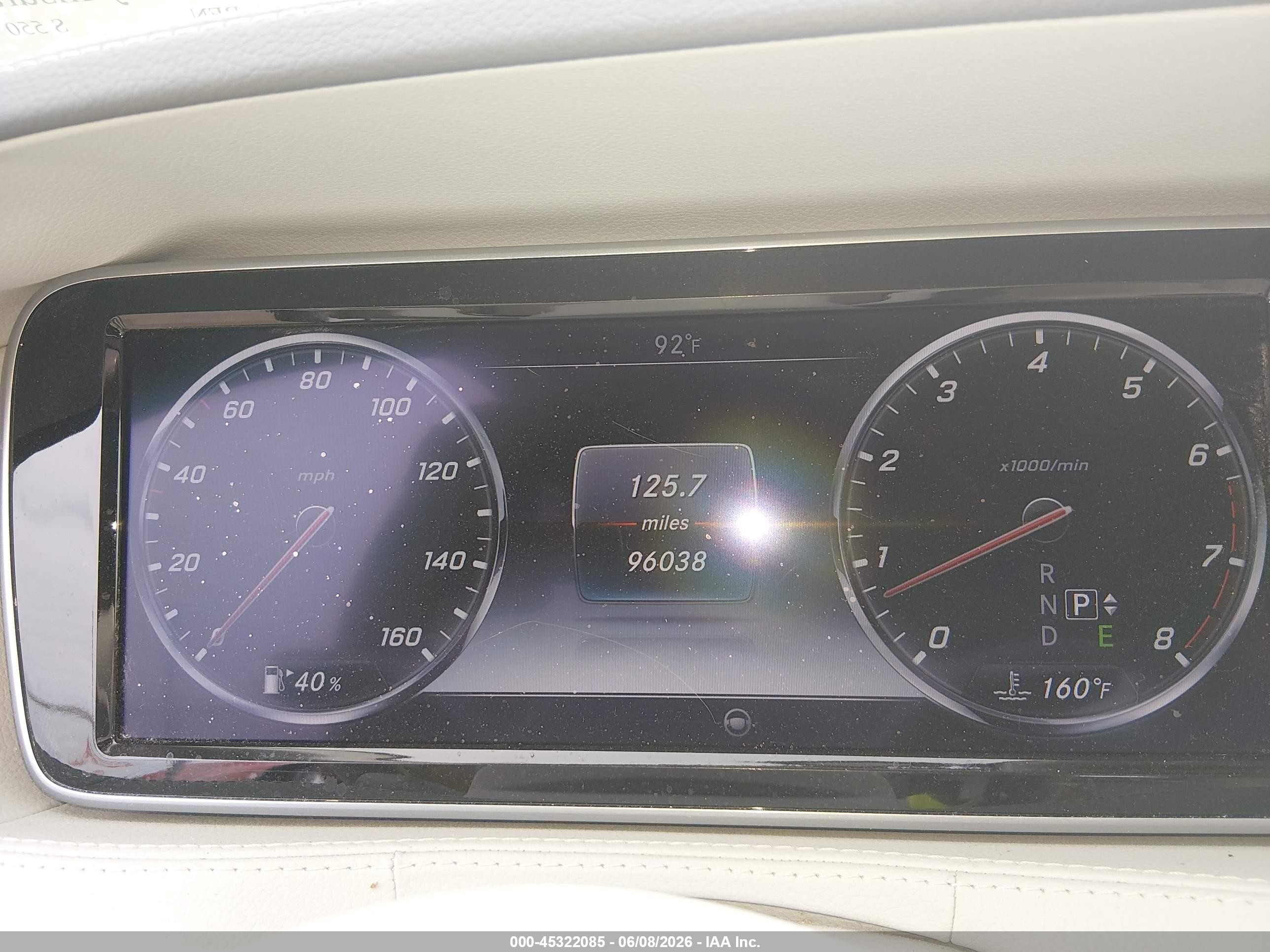 2015 Mercedes-benz S 550   Серебряный vin: WDDUG8CB5FA103965