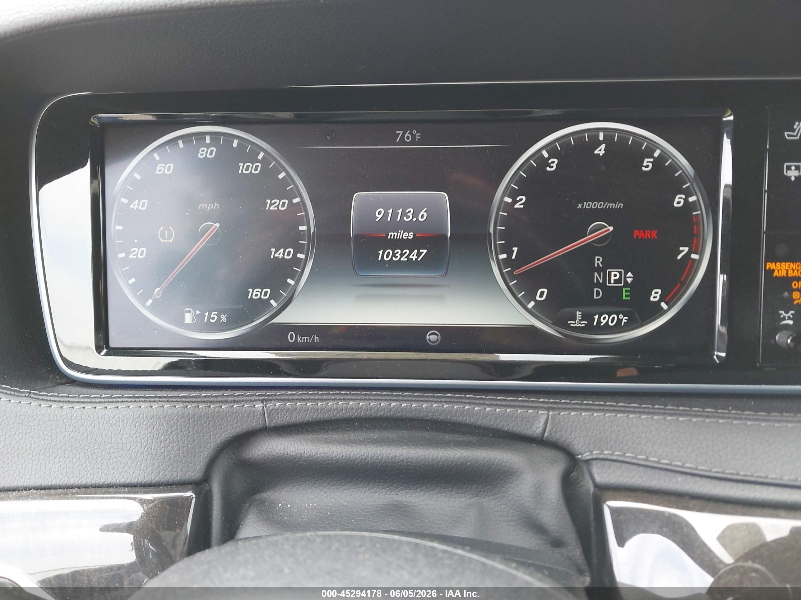 2015 Mercedes-benz S 550   Gray vin: WDDUG8CB5FA135234