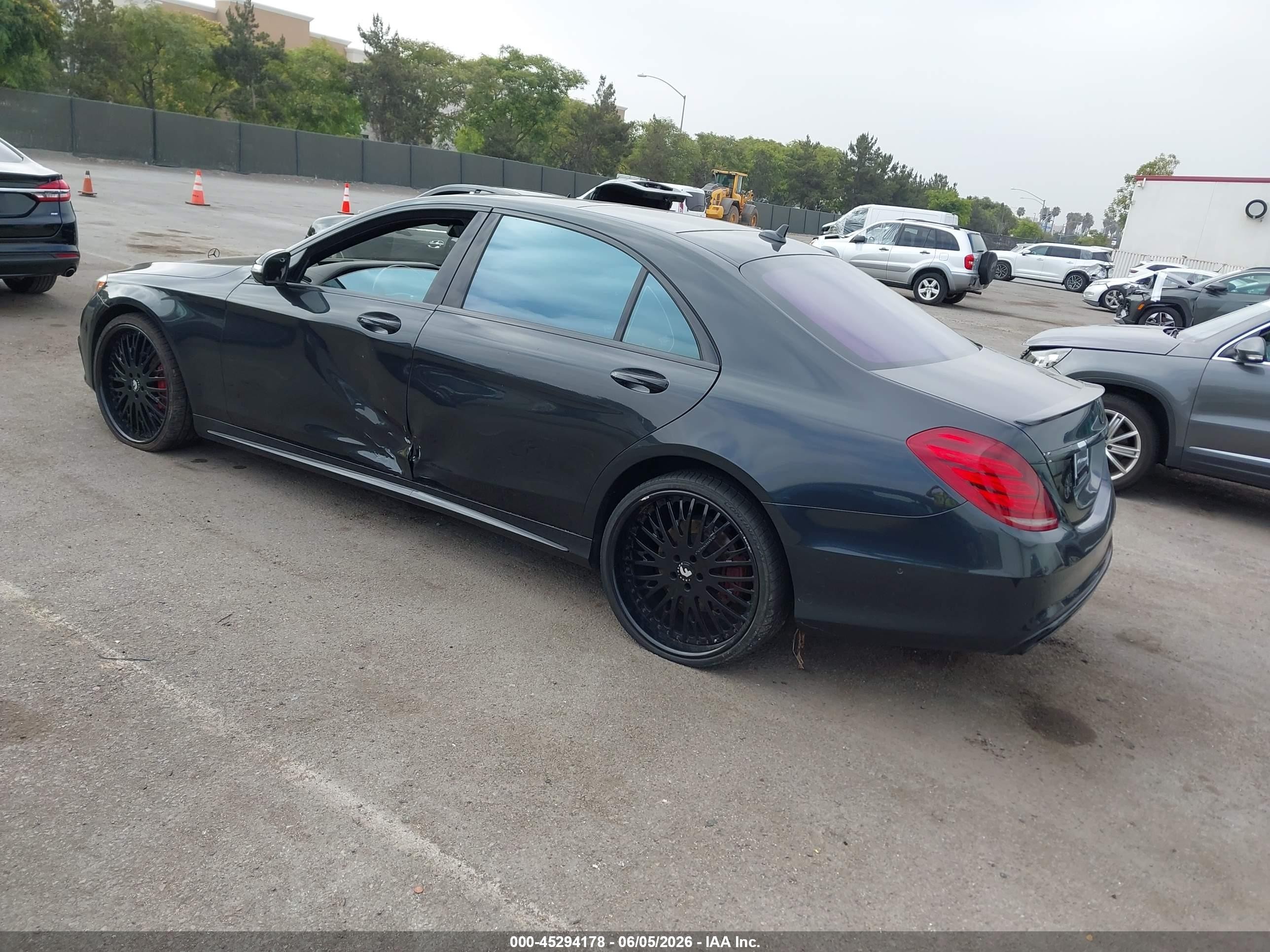 2015 Mercedes-benz S 550   Gray vin: WDDUG8CB5FA135234