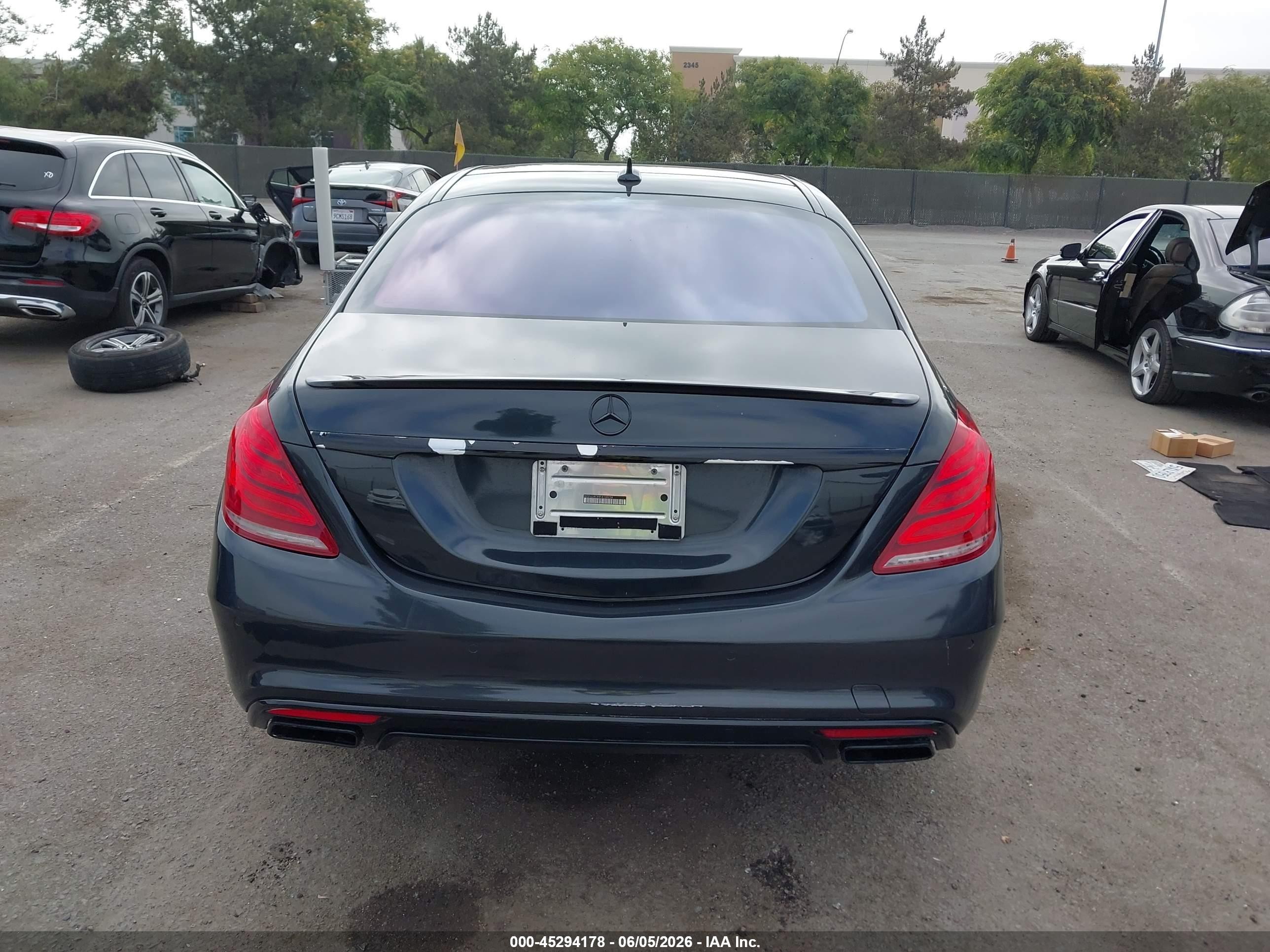 2015 Mercedes-benz S 550   Gray vin: WDDUG8CB5FA135234