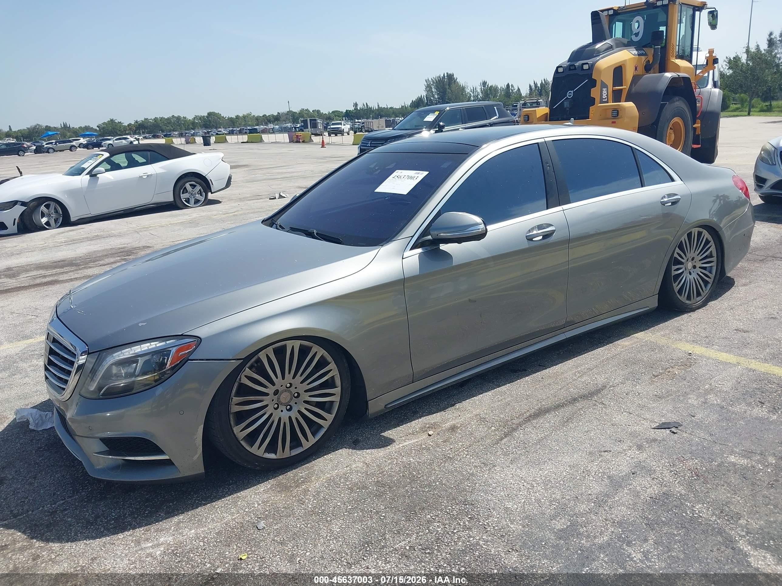 2015 Mercedes-benz S 550   Gray vin: WDDUG8CB5FA141339