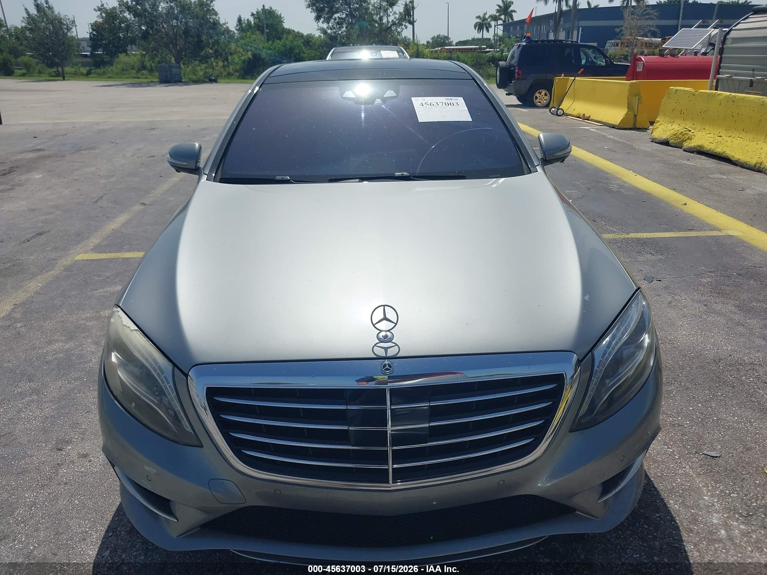2015 Mercedes-benz S 550   Gray vin: WDDUG8CB5FA141339