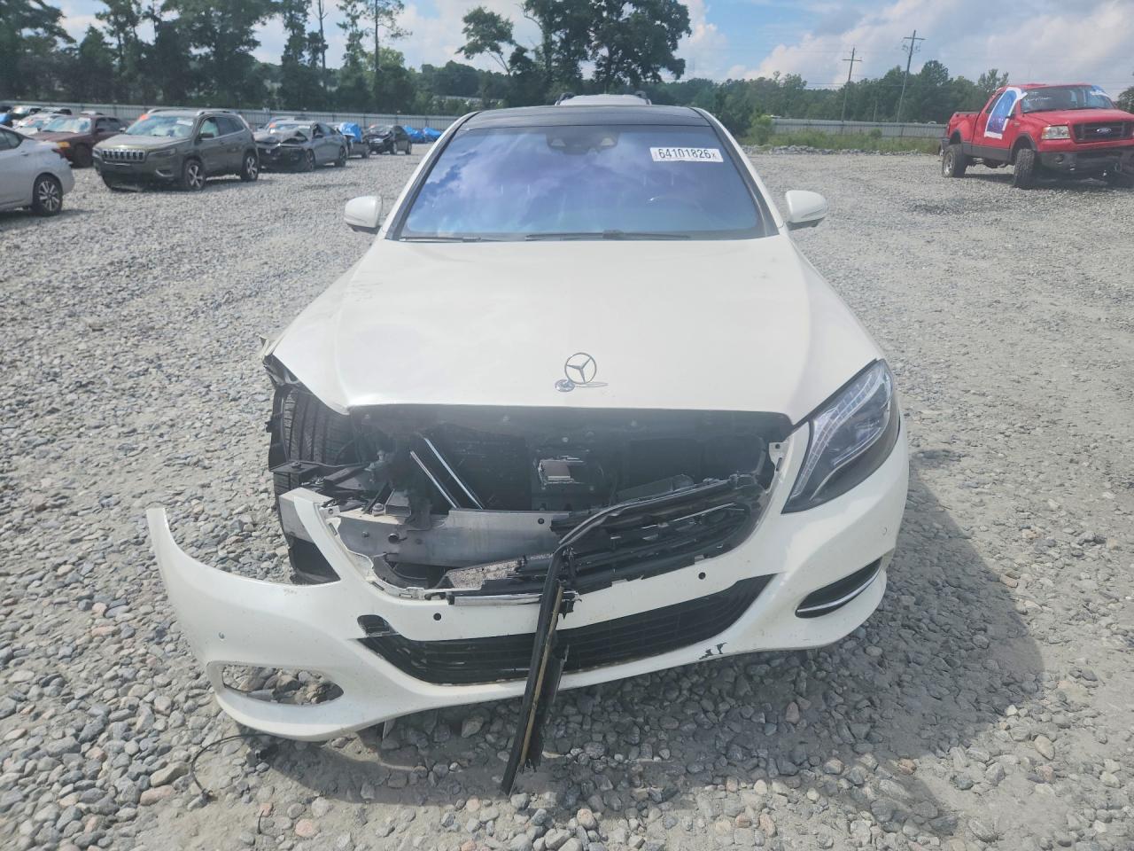 2015 Mercedes-benz S 550 White vin: WDDUG8CB5FA144466