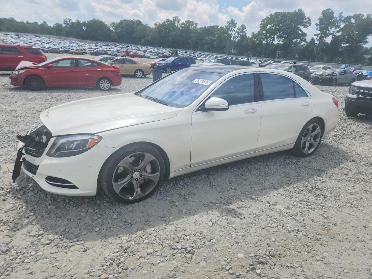 2015 Mercedes-benz S 550 White vin: WDDUG8CB5FA144466