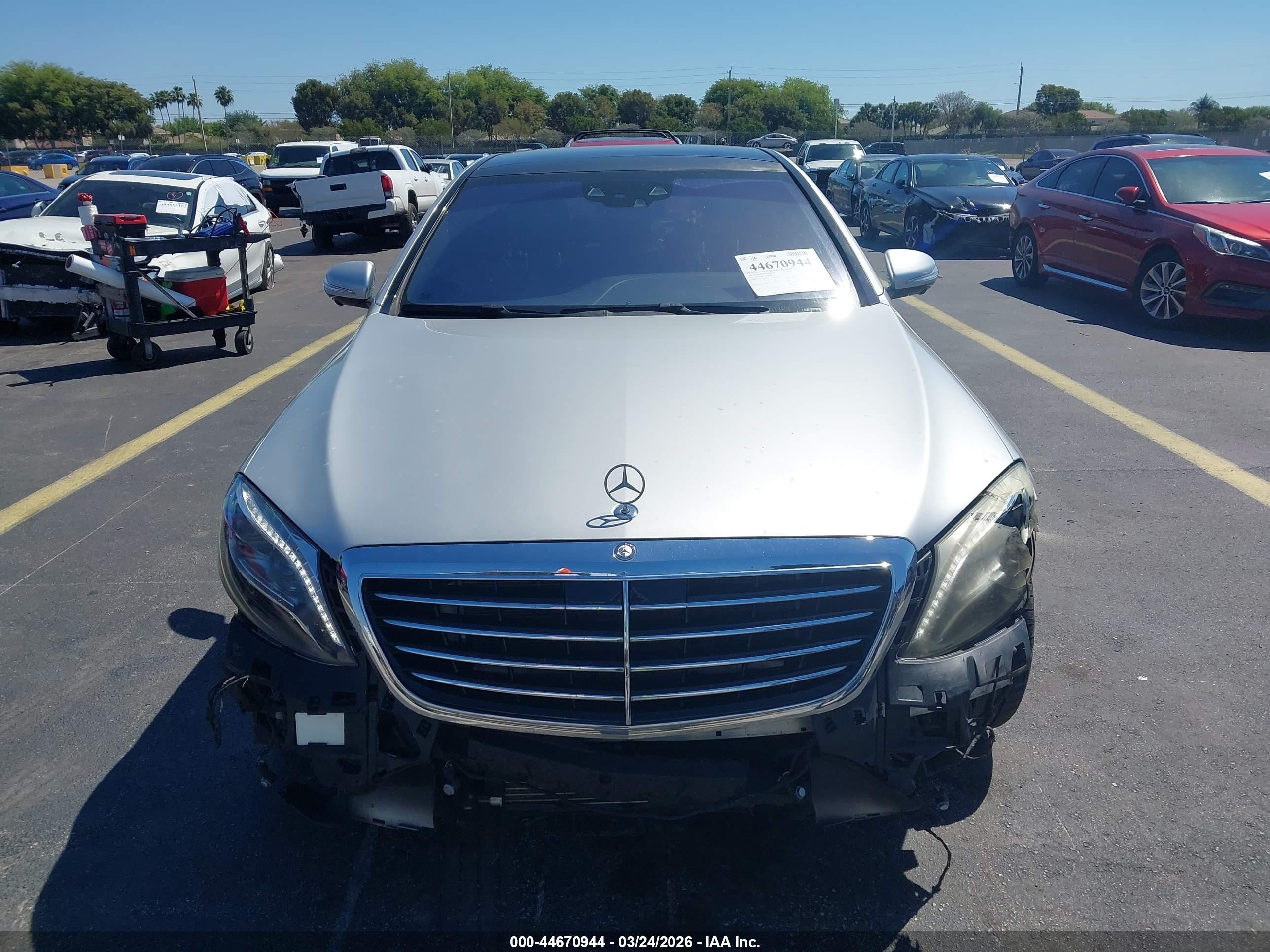 2014 Mercedes-benz S 550   Gray vin: WDDUG8CB6EA043063