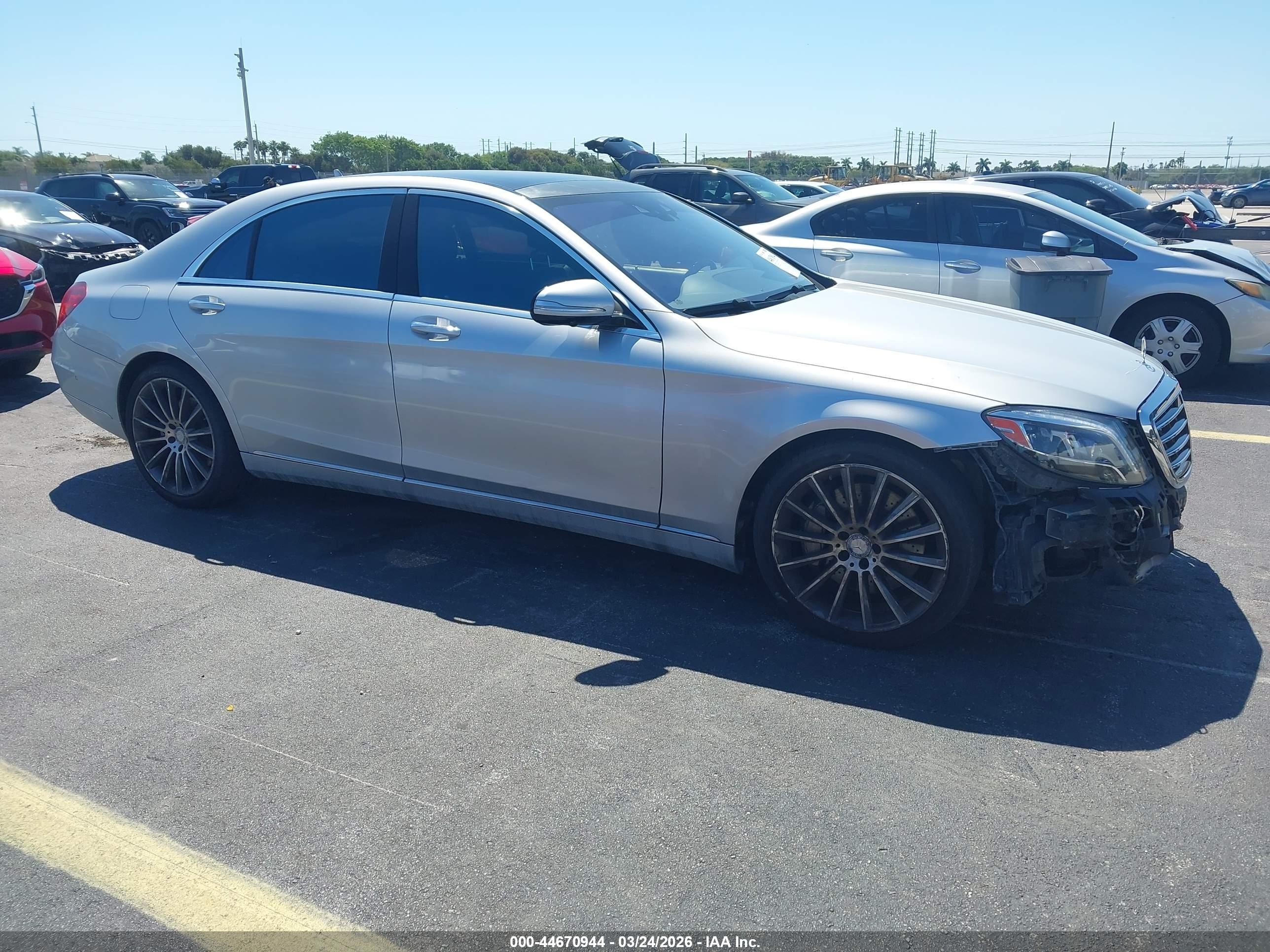 2014 Mercedes-benz S 550   Gray vin: WDDUG8CB6EA043063