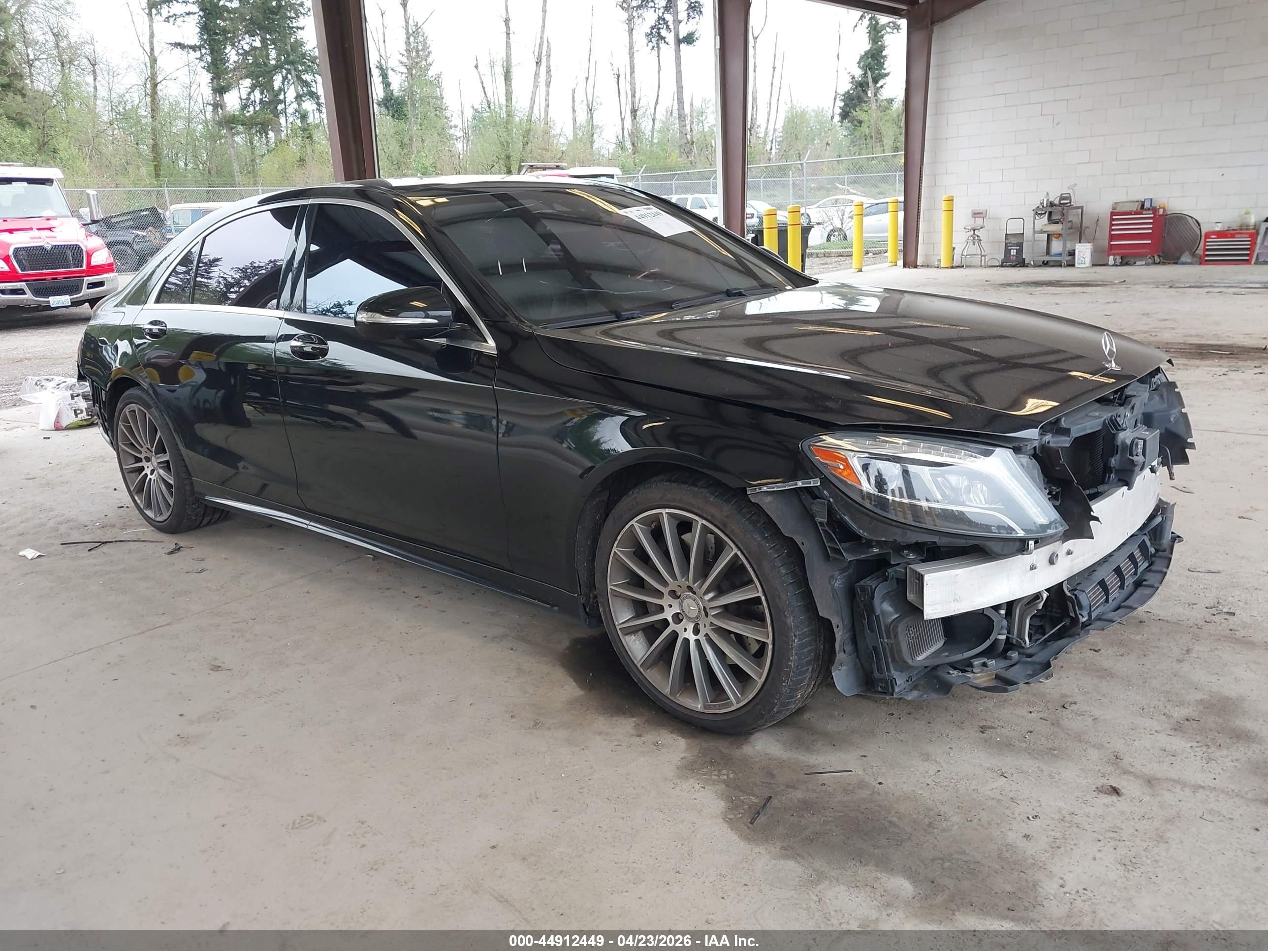 2014 Mercedes-benz S 550   Black vin: WDDUG8CB6EA043970