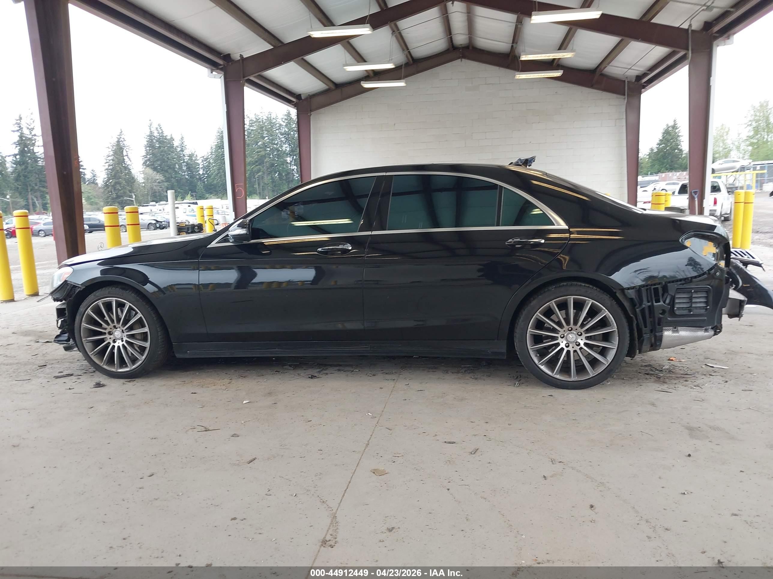 2014 Mercedes-benz S 550   Black vin: WDDUG8CB6EA043970