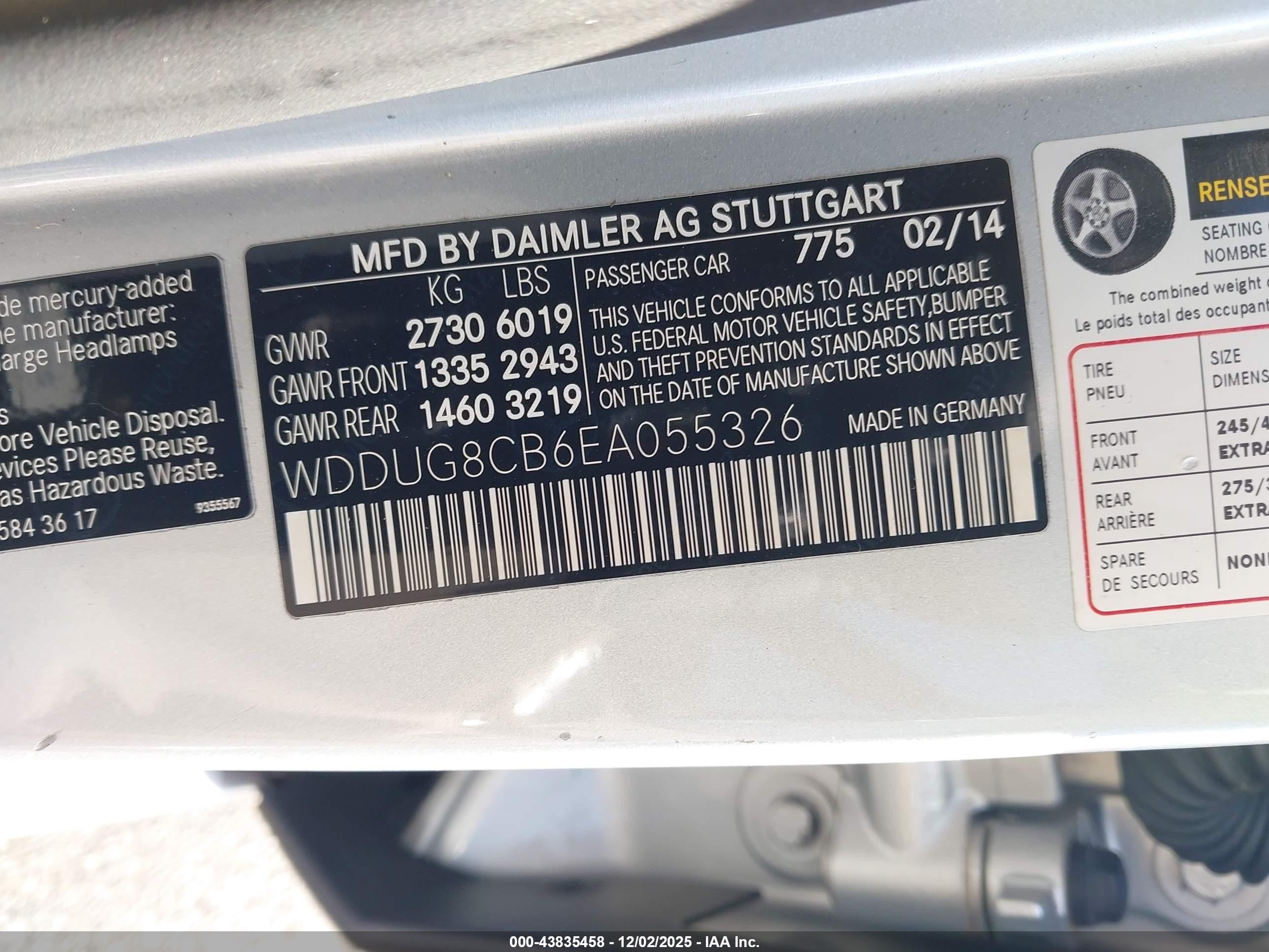 2014 Mercedes-benz S 550   Silver vin: WDDUG8CB6EA055326