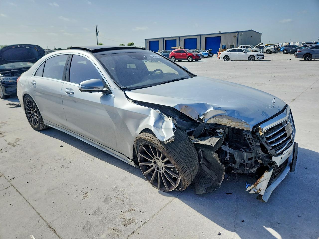 2015 Mercedes-benz S 550 Silver vin: WDDUG8CB6FA174303