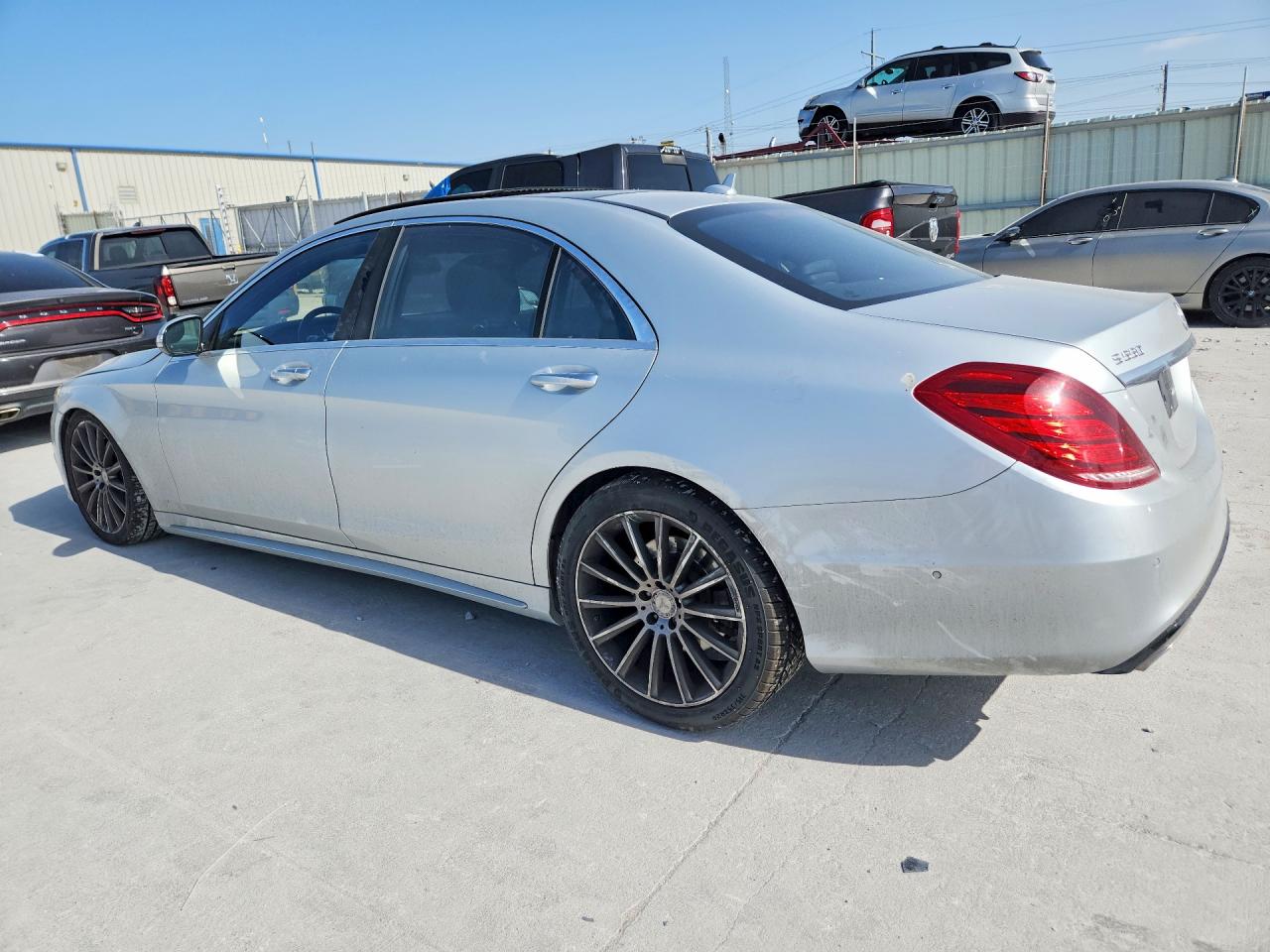 2015 Mercedes-benz S 550 Silver vin: WDDUG8CB6FA174303