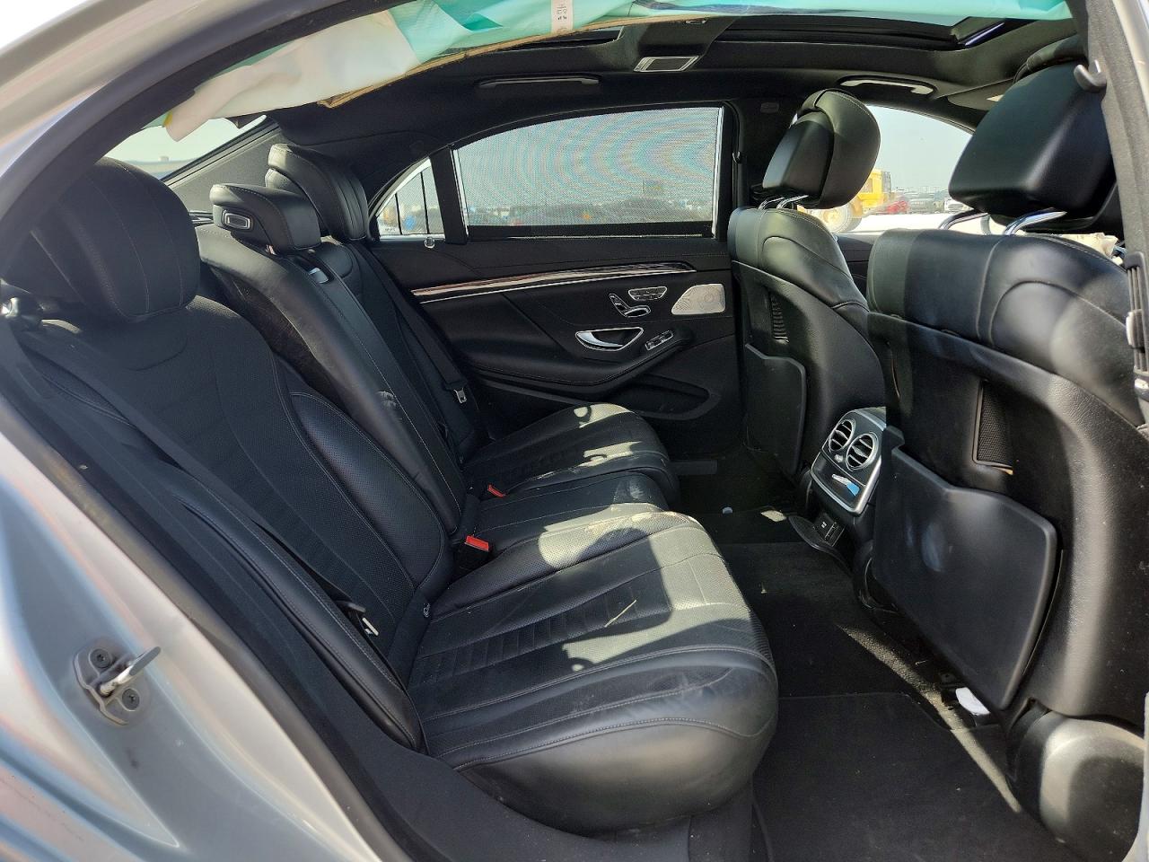2015 Mercedes-benz S 550 Silver vin: WDDUG8CB6FA174303