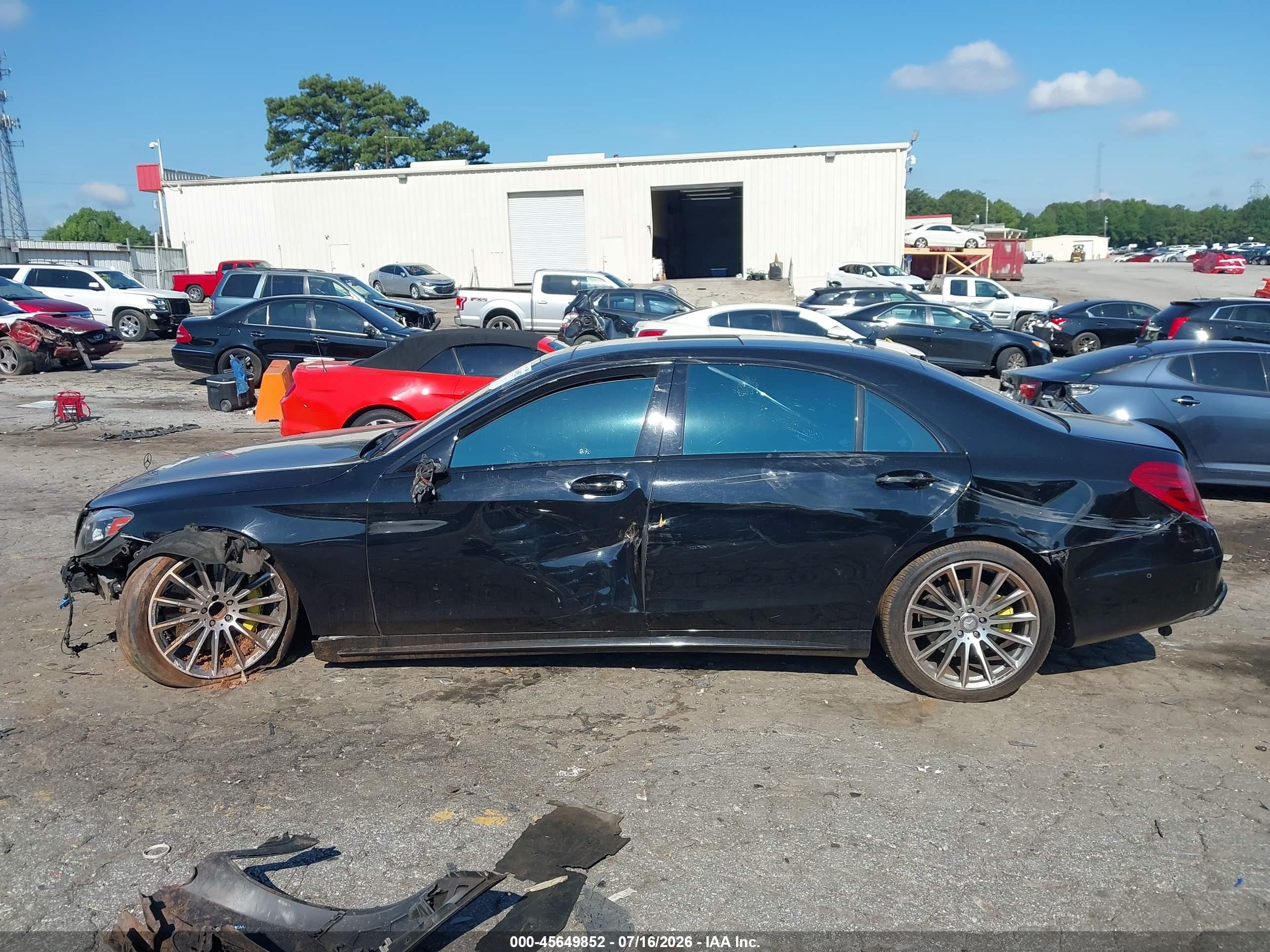 2015 Mercedes-benz S 550   Black vin: WDDUG8CB6FA181722