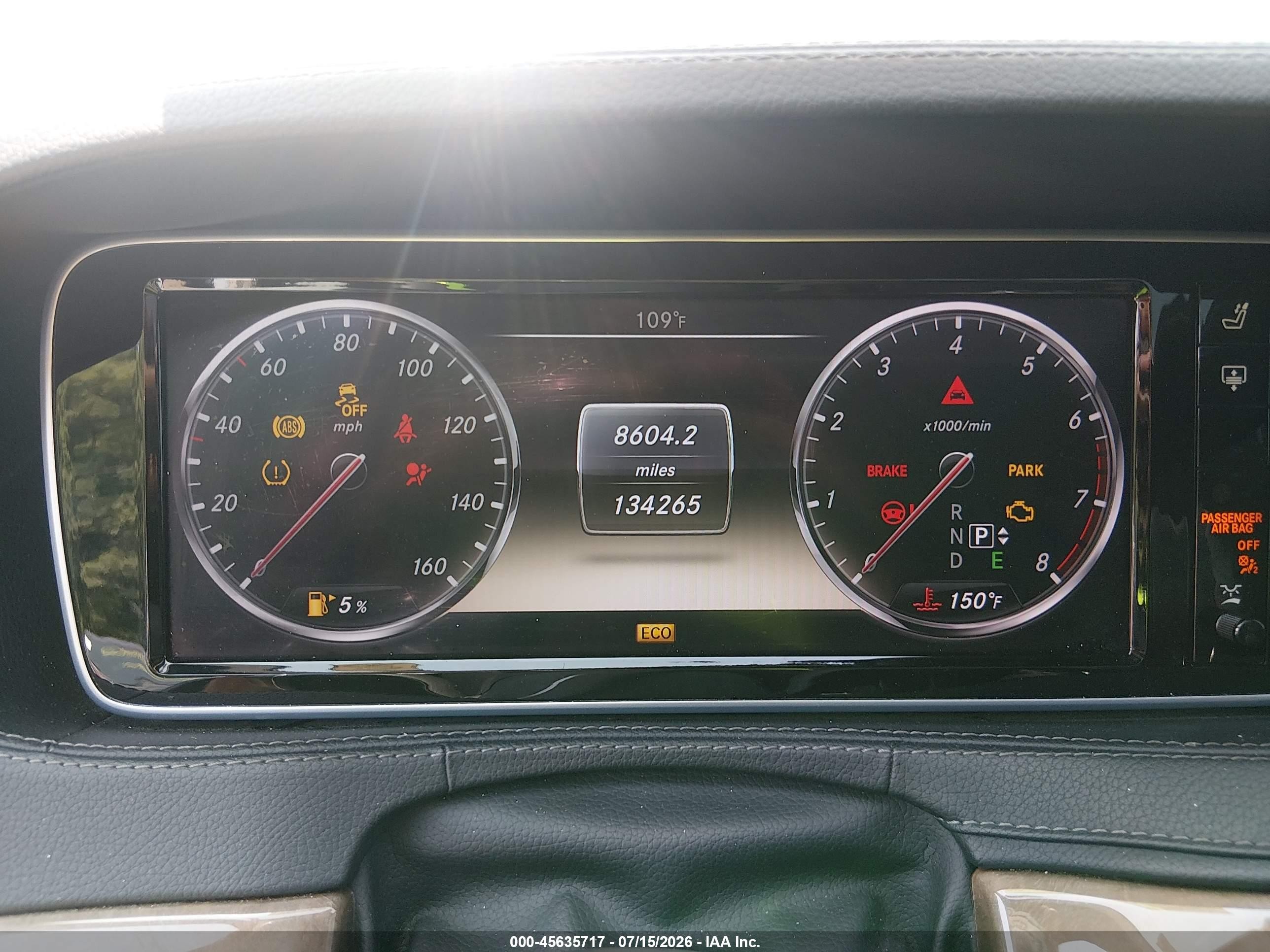 2014 Mercedes-benz S 550   Silver vin: WDDUG8CB7EA008807