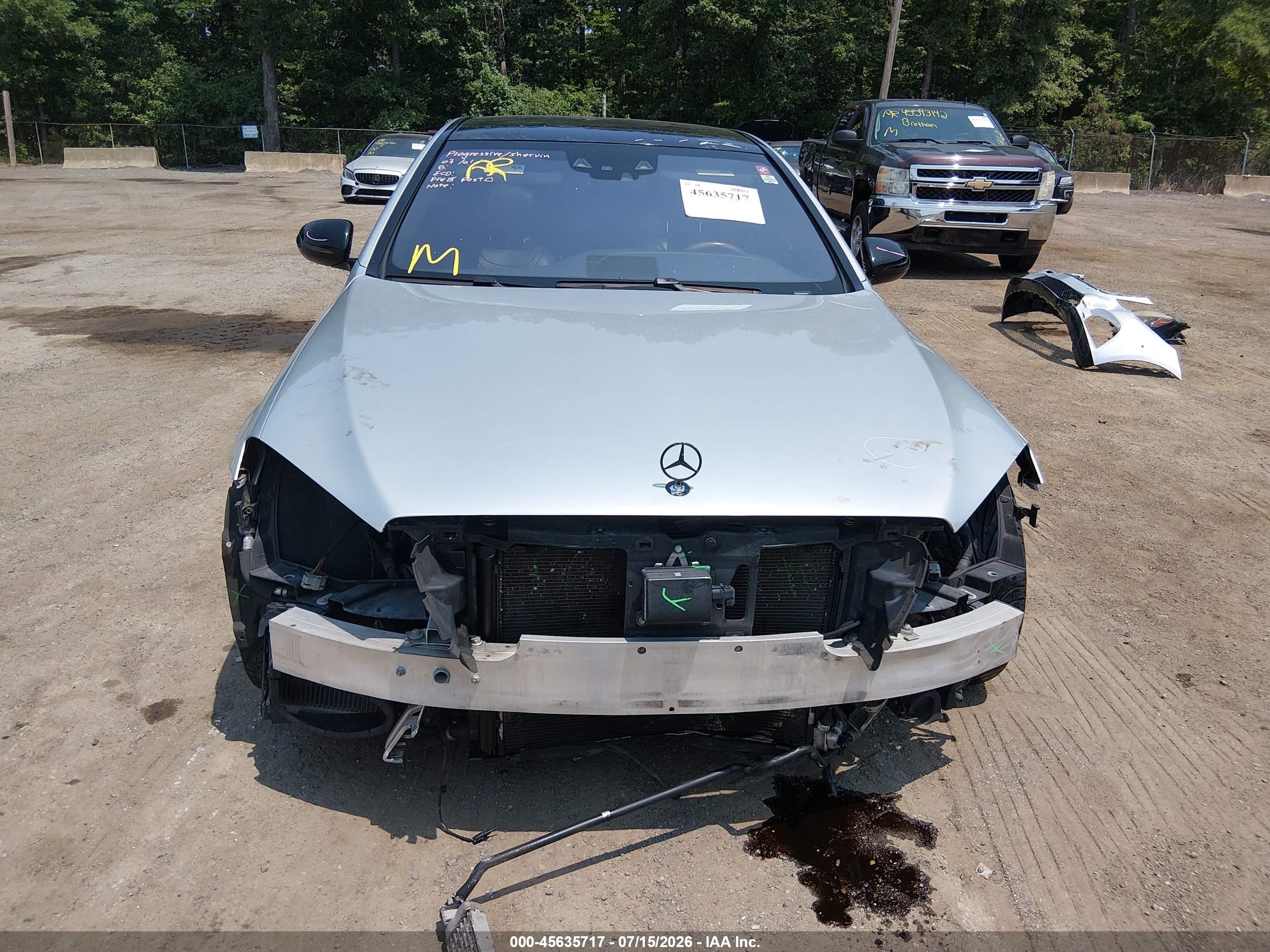 2014 Mercedes-benz S 550   Silver vin: WDDUG8CB7EA008807