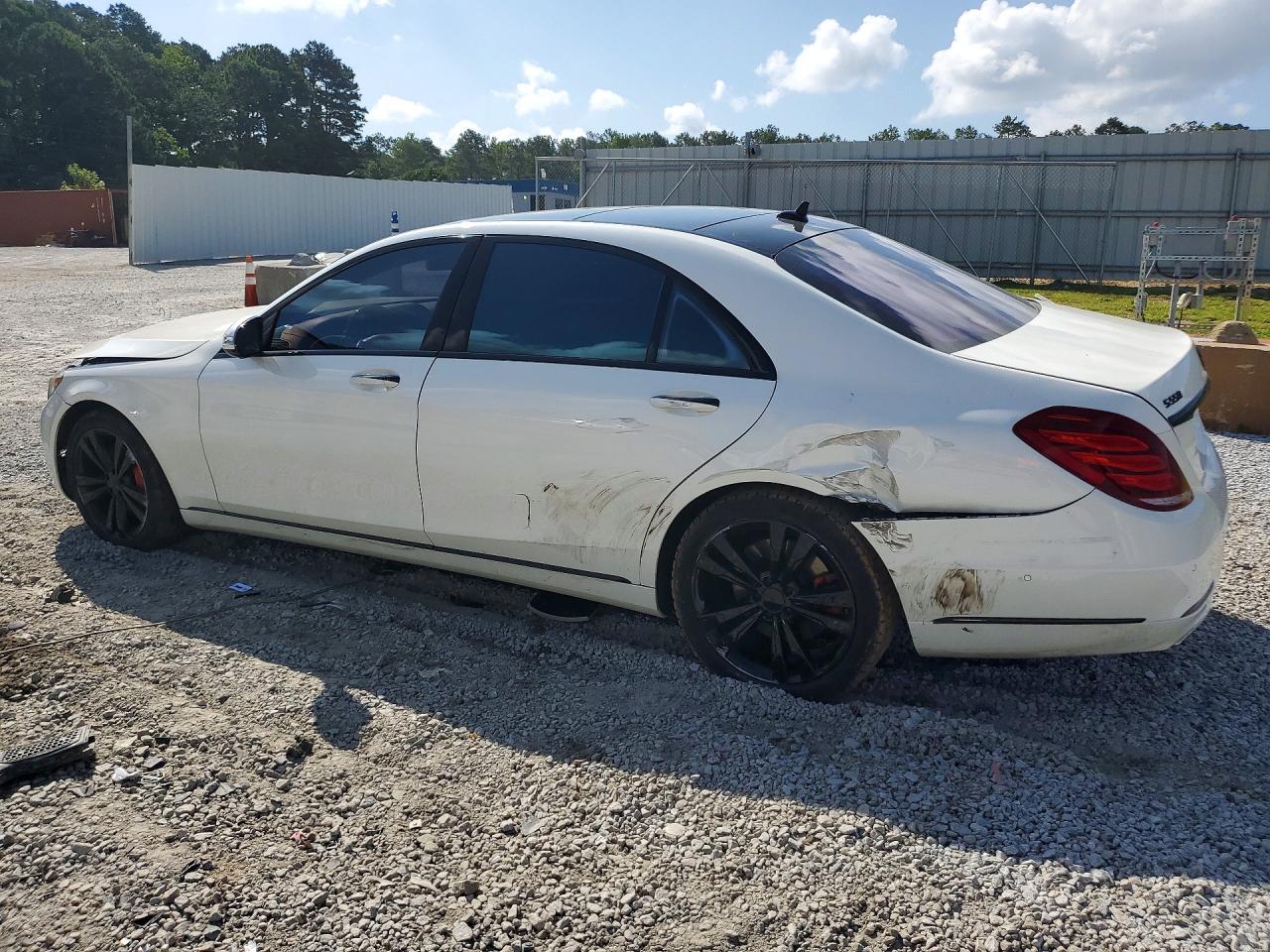 2014 Mercedes-benz S 550 White vin: WDDUG8CB7EA012517