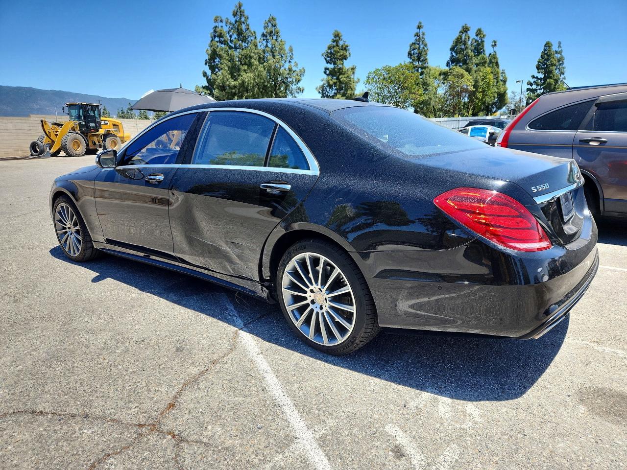 2014 Mercedes-benz S 550 Black vin: WDDUG8CB7EA015028