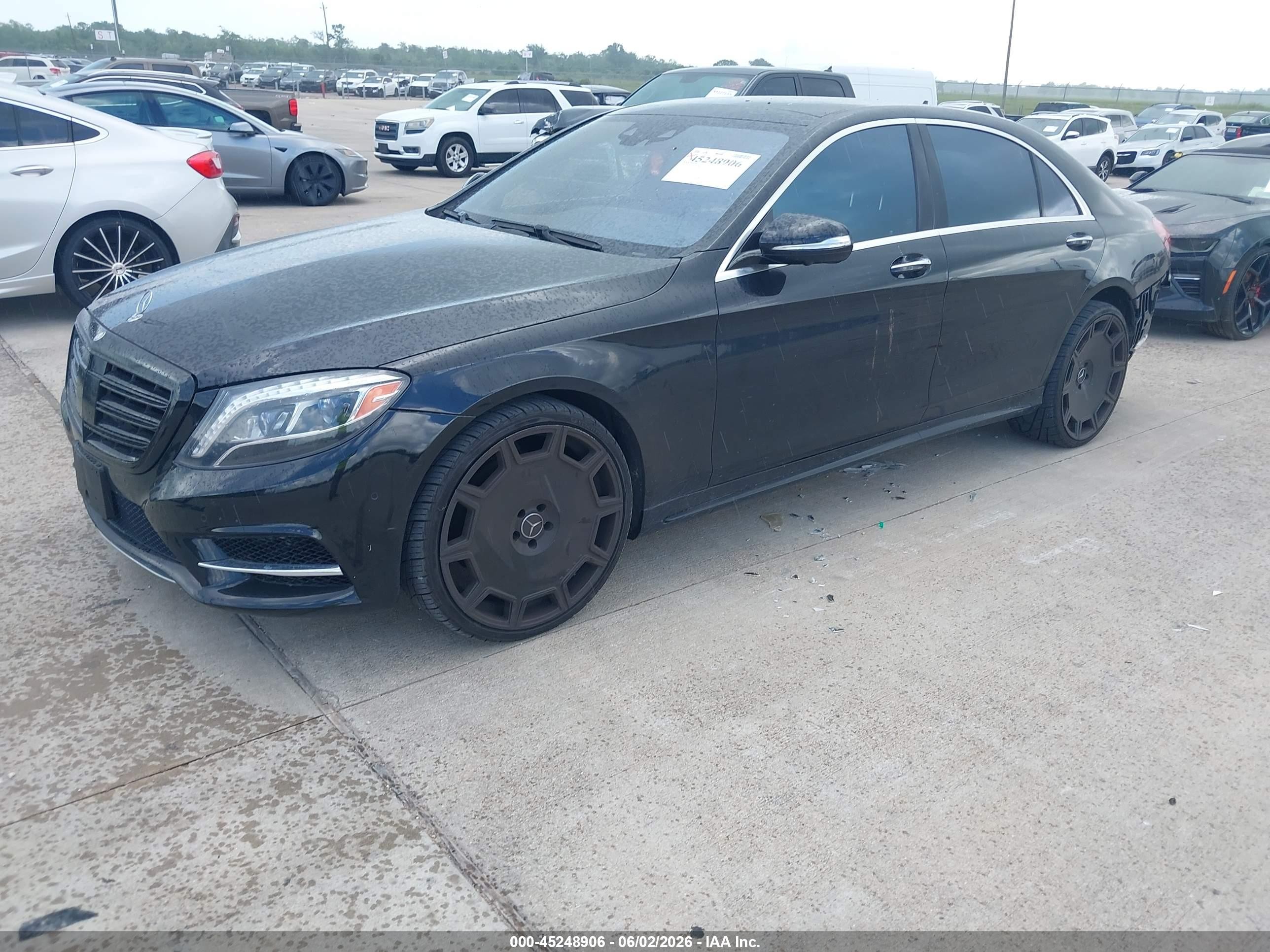 2014 Mercedes-benz S 550   Black vin: WDDUG8CB7EA025428