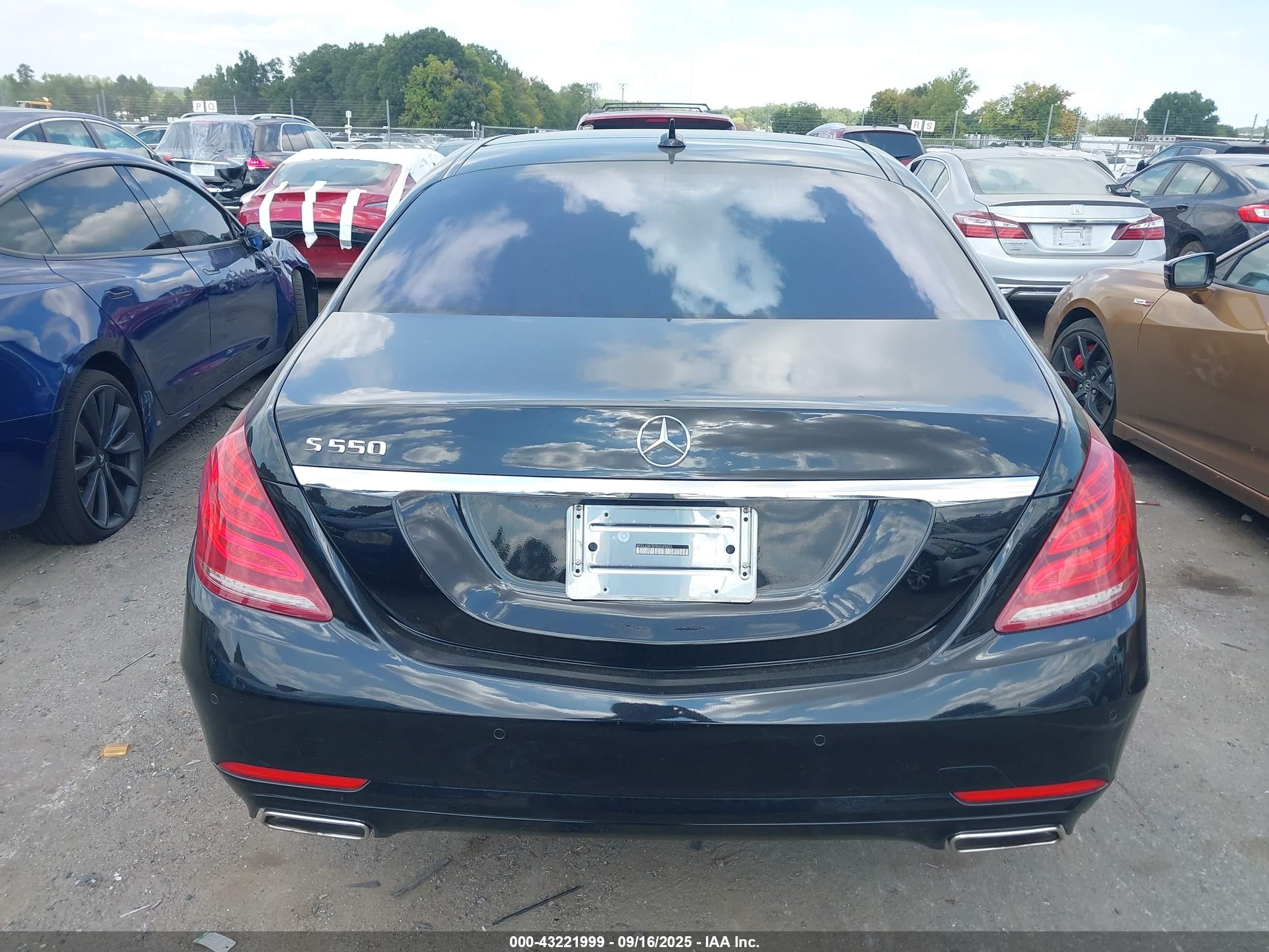 2014 Mercedes-benz S 550   Black vin: WDDUG8CB7EA049633