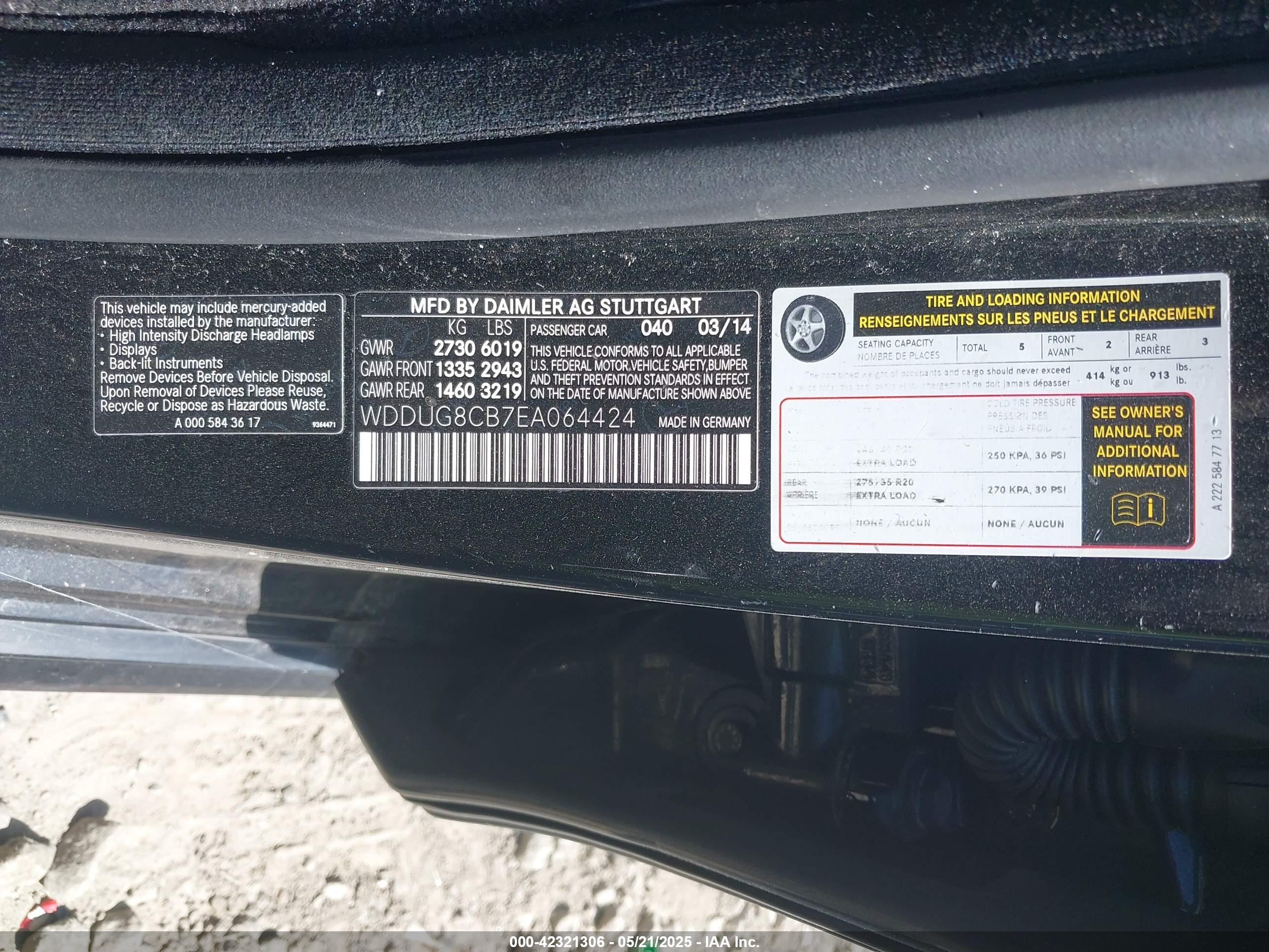 2014 Mercedes-benz S 550   Black vin: WDDUG8CB7EA064424
