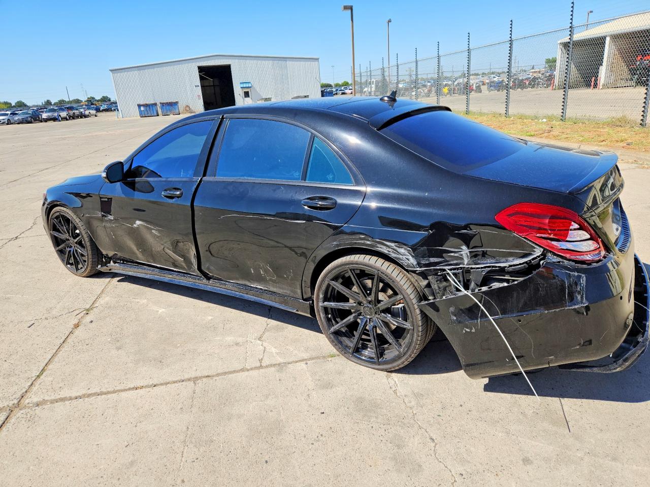 2015 Mercedes-benz S 550 Black vin: WDDUG8CB7FA093620