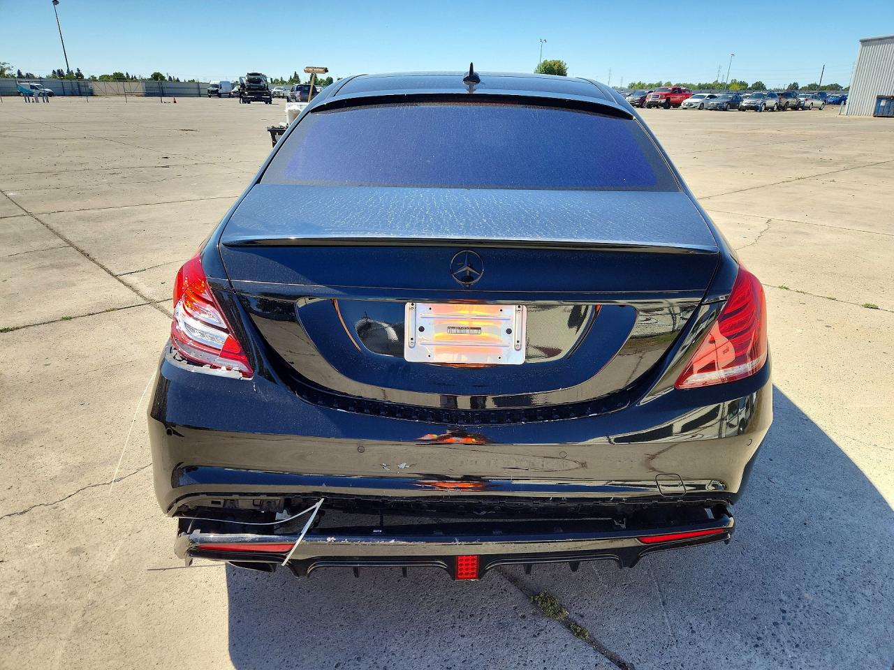 2015 Mercedes-benz S 550 Black vin: WDDUG8CB7FA093620