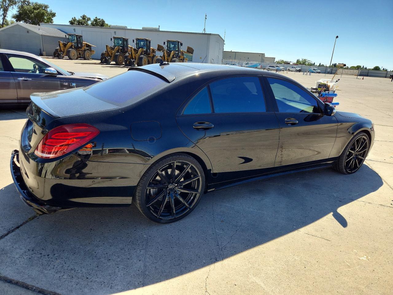 2015 Mercedes-benz S 550 Black vin: WDDUG8CB7FA093620