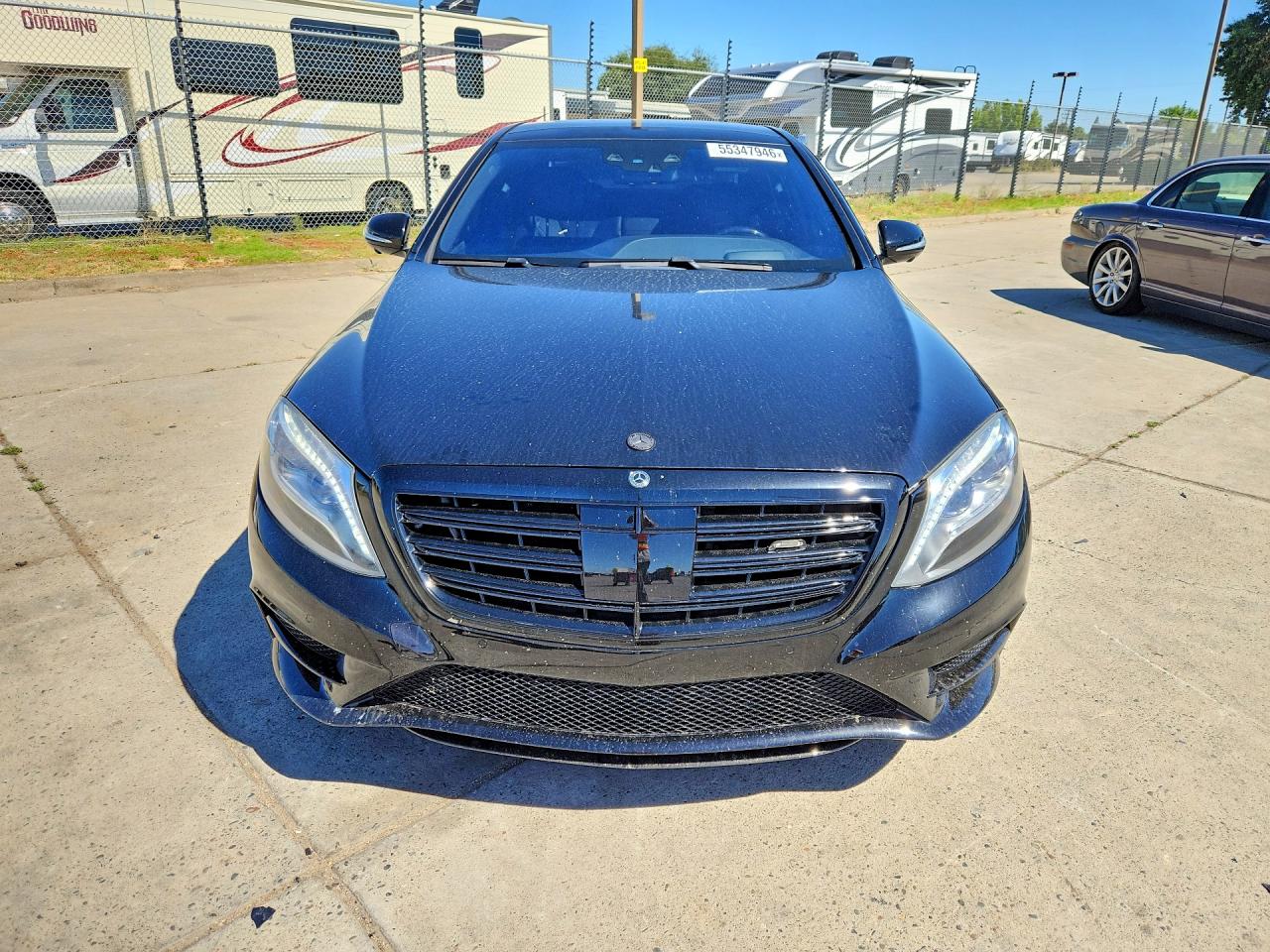 2015 Mercedes-benz S 550 Black vin: WDDUG8CB7FA093620