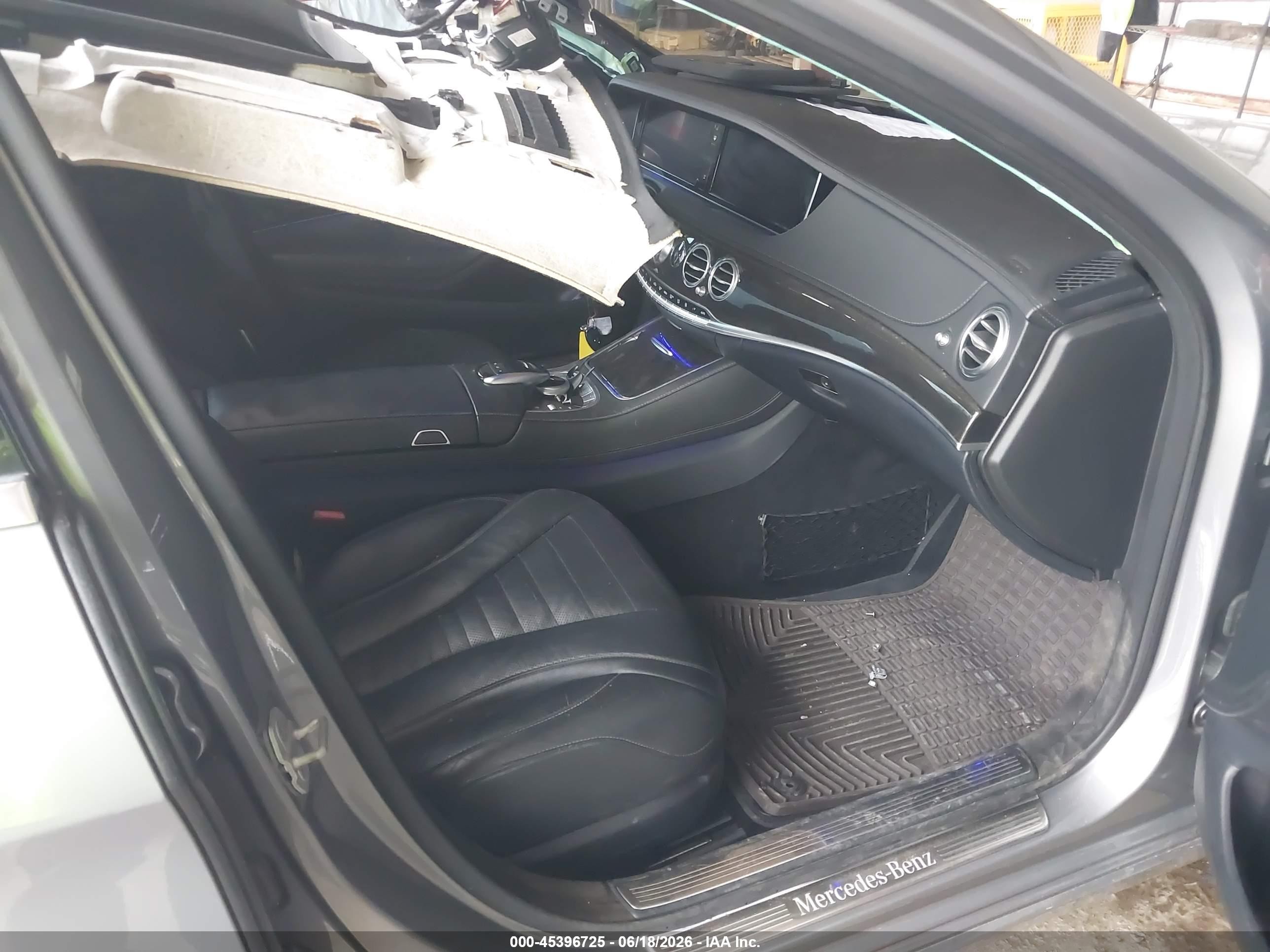 2015 Mercedes-benz S 550 Silver vin: WDDUG8CB7FA096484