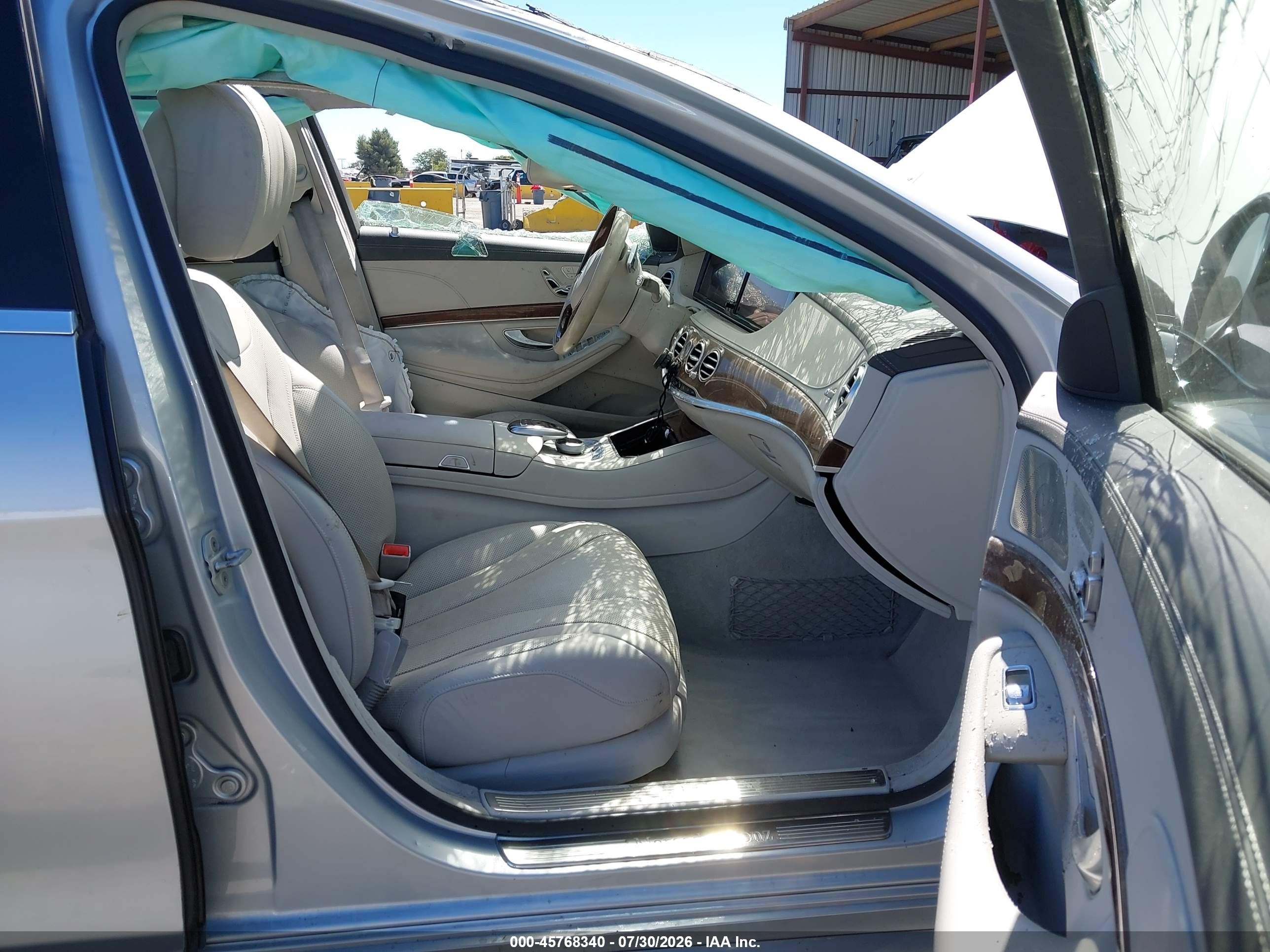 2015 Mercedes-benz S 550   Silver vin: WDDUG8CB7FA109833