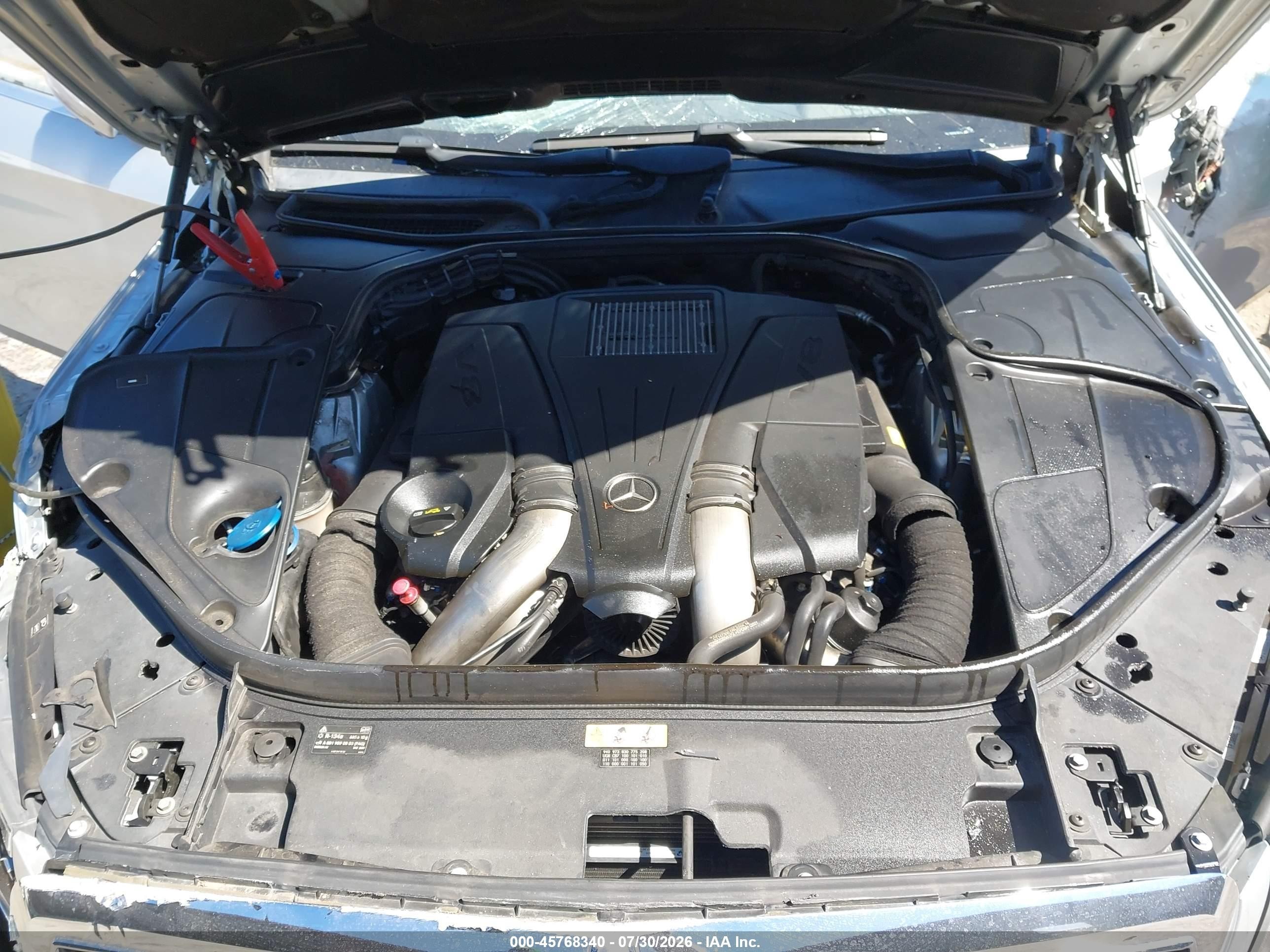2015 Mercedes-benz S 550   Silver vin: WDDUG8CB7FA109833