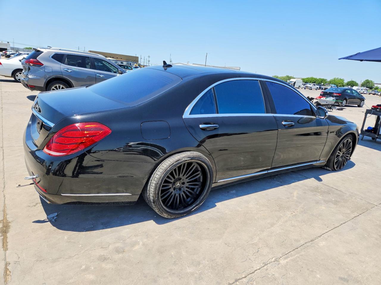 2015 Mercedes-benz S 550 Black vin: WDDUG8CB7FA149751