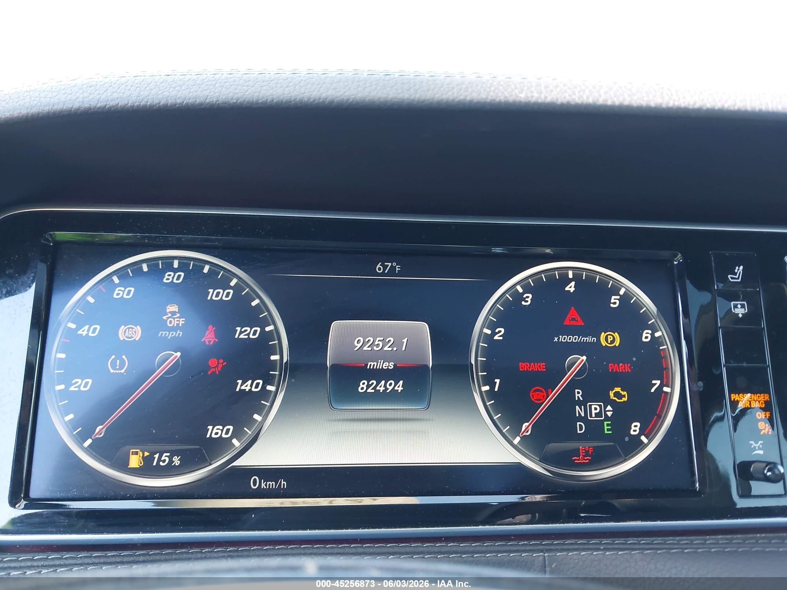 2015 Mercedes-benz S 550   Black vin: WDDUG8CB7FA186203