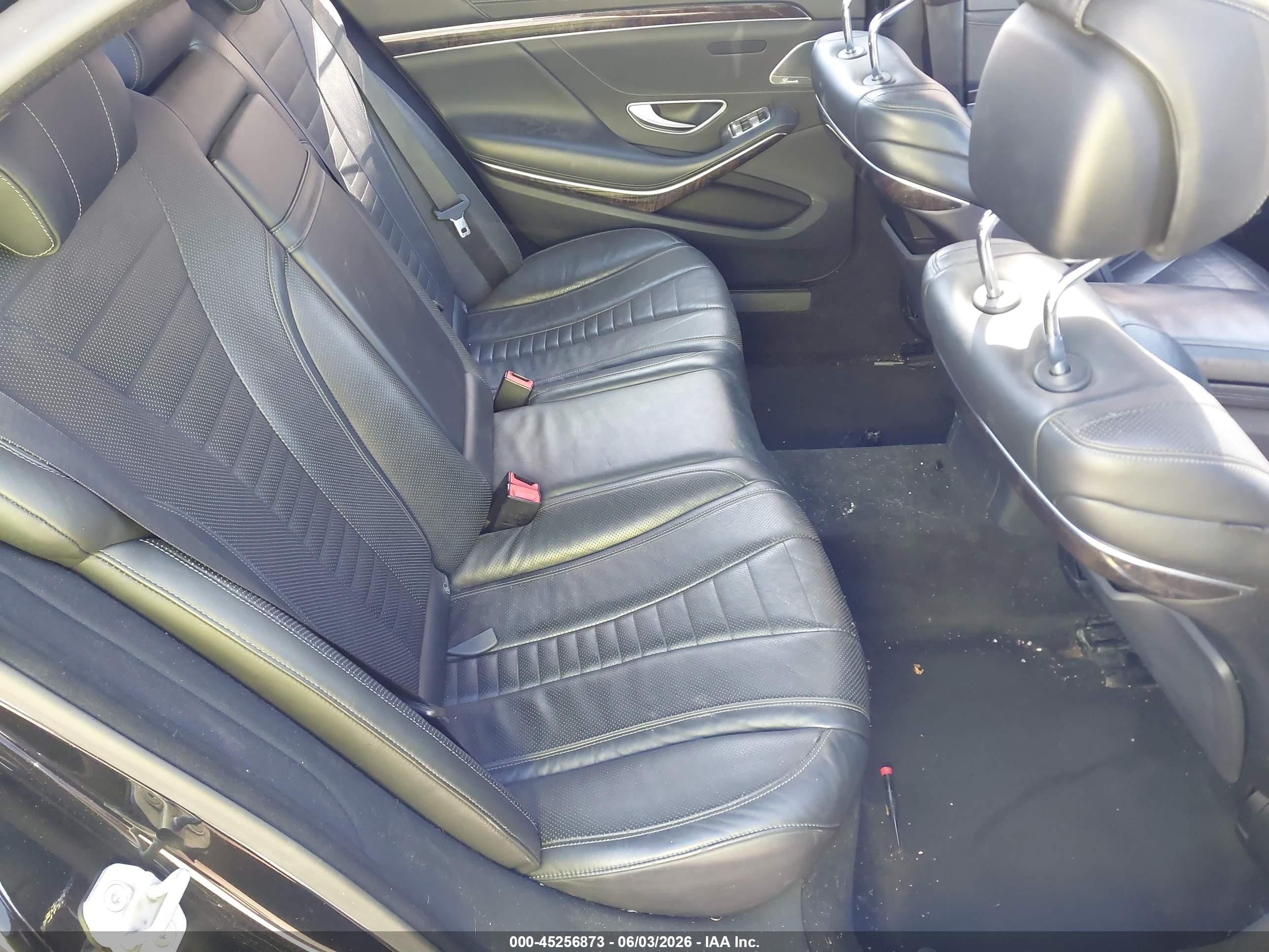 2015 Mercedes-benz S 550   Black vin: WDDUG8CB7FA186203