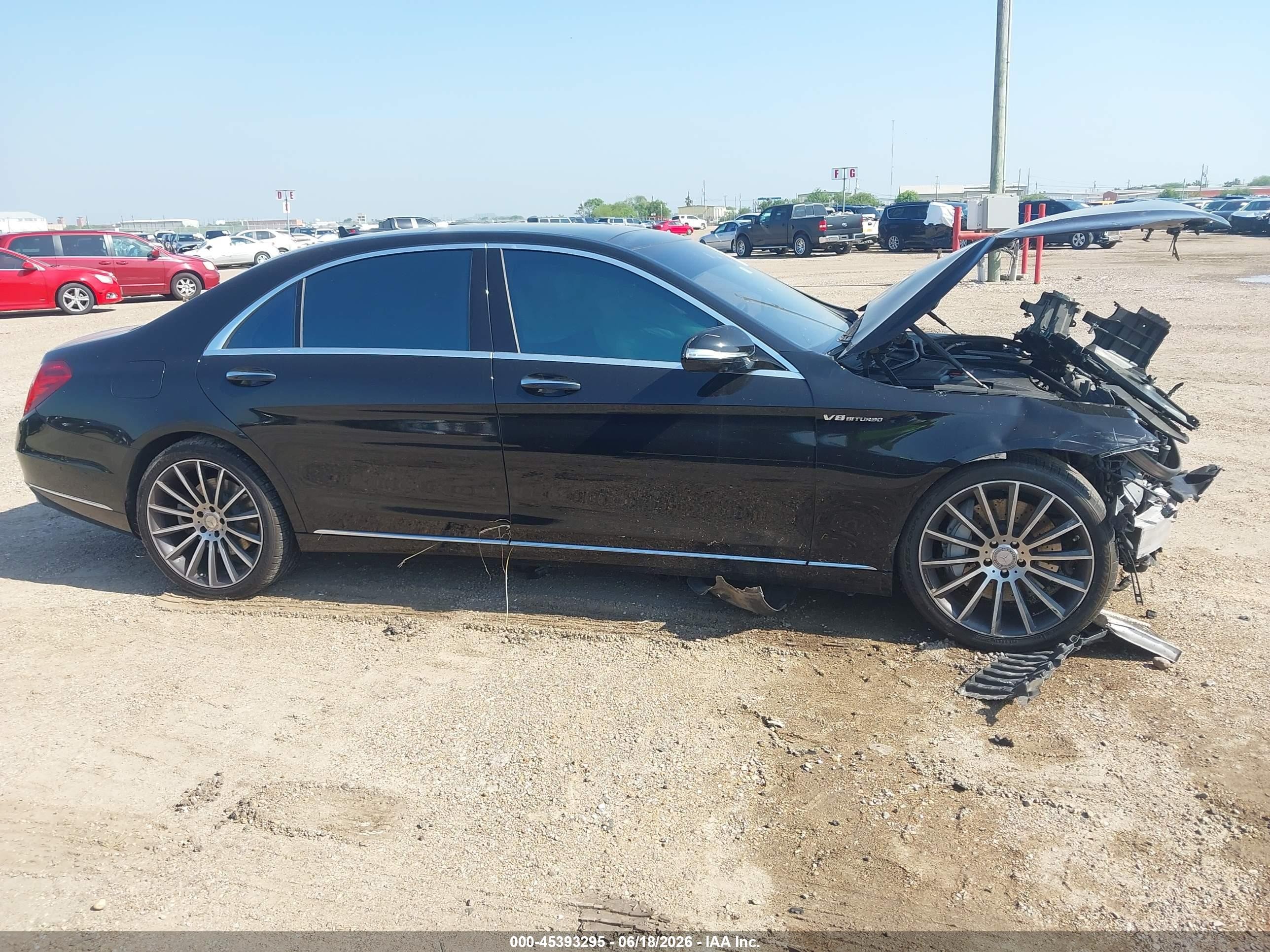 2015 Mercedes-benz S 550 Черный vin: WDDUG8CB7FA201282
