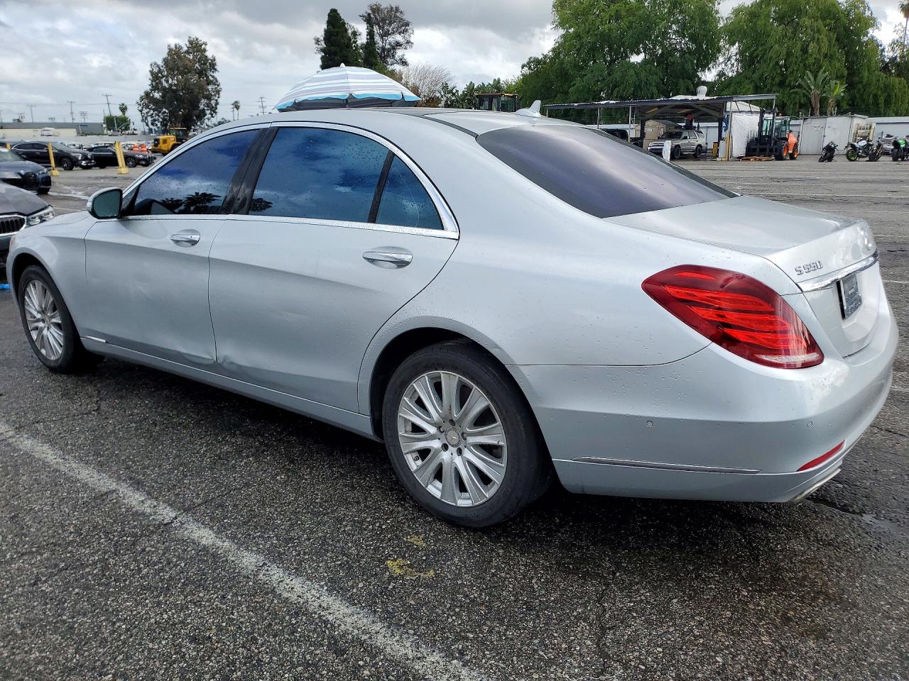 2014 Mercedes-benz S 550 Silver vin: WDDUG8CB8EA022893
