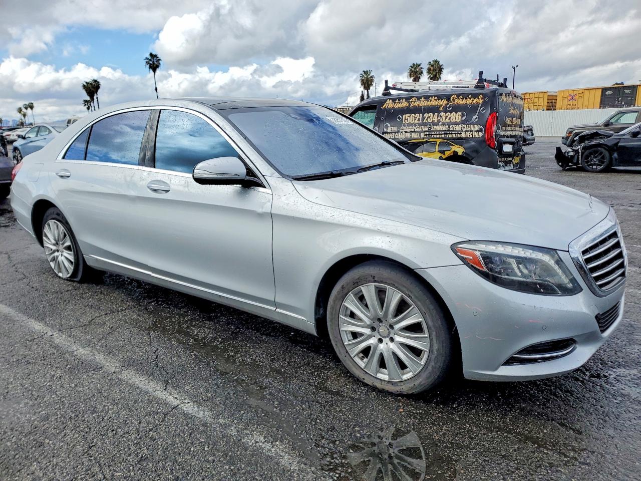 2014 Mercedes-benz S 550 Silver vin: WDDUG8CB8EA022893